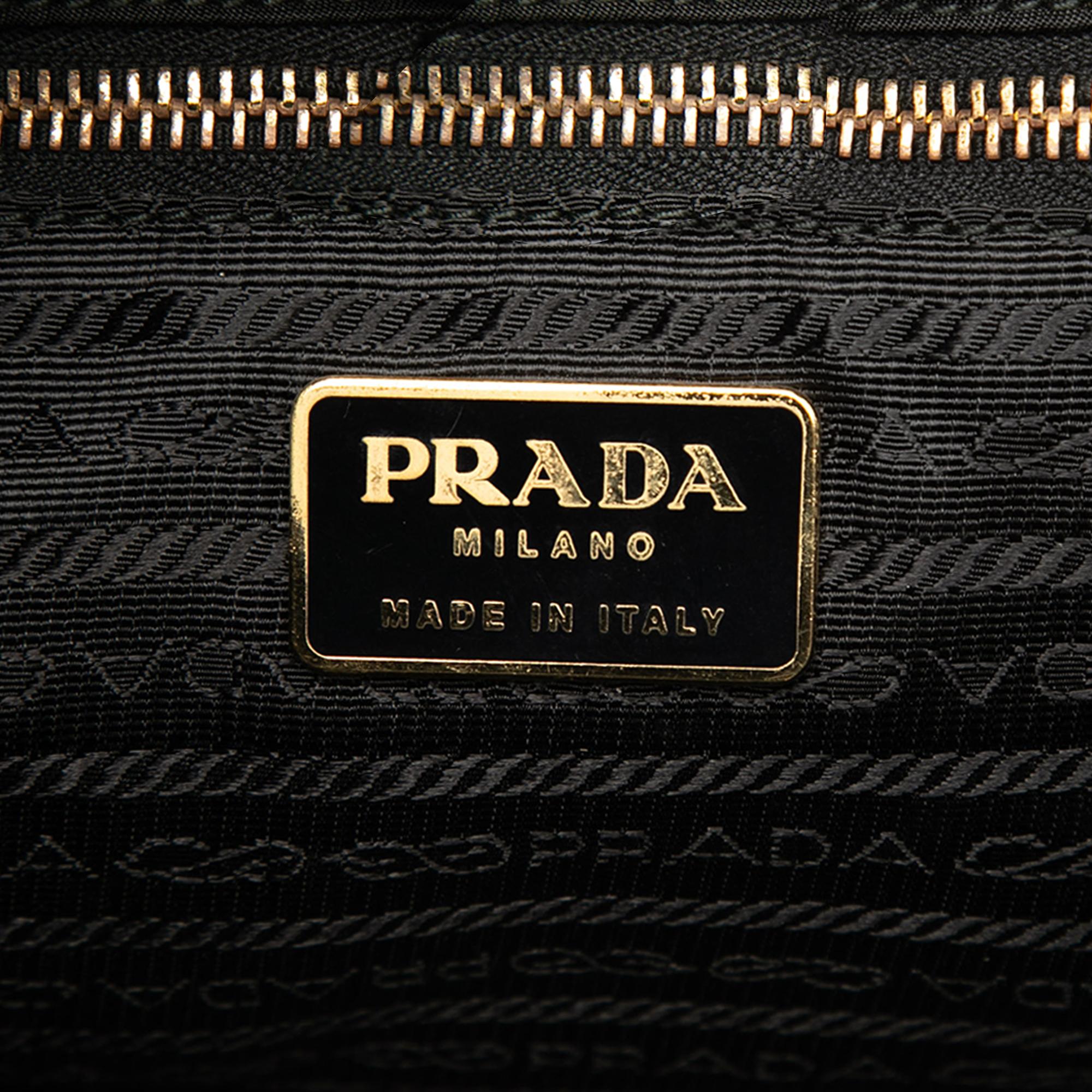 Prada Tessuto Front Pocket Convertible Tote