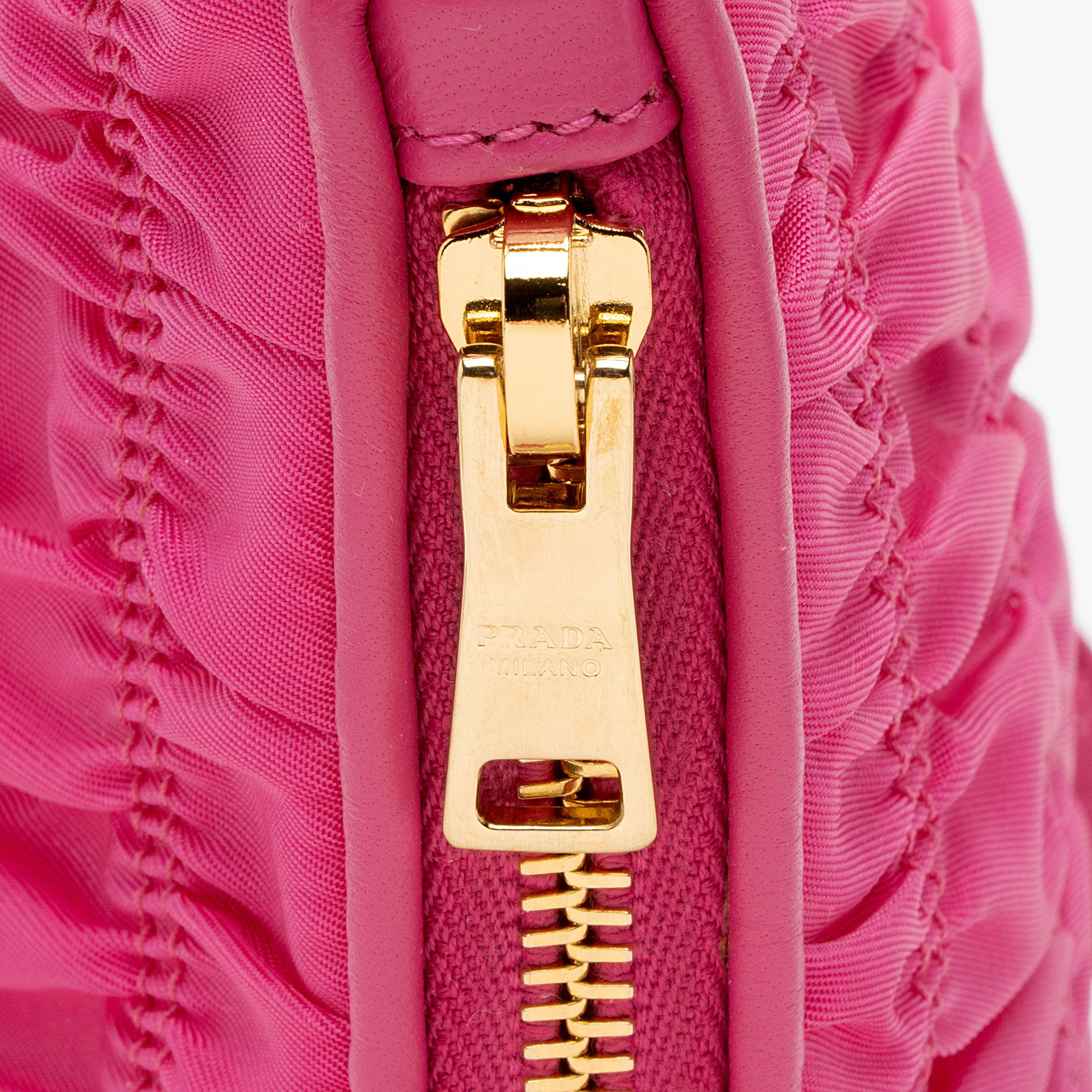 Prada Tessuto Gaufre Chain Crossbody (SHF-pZKYn2)