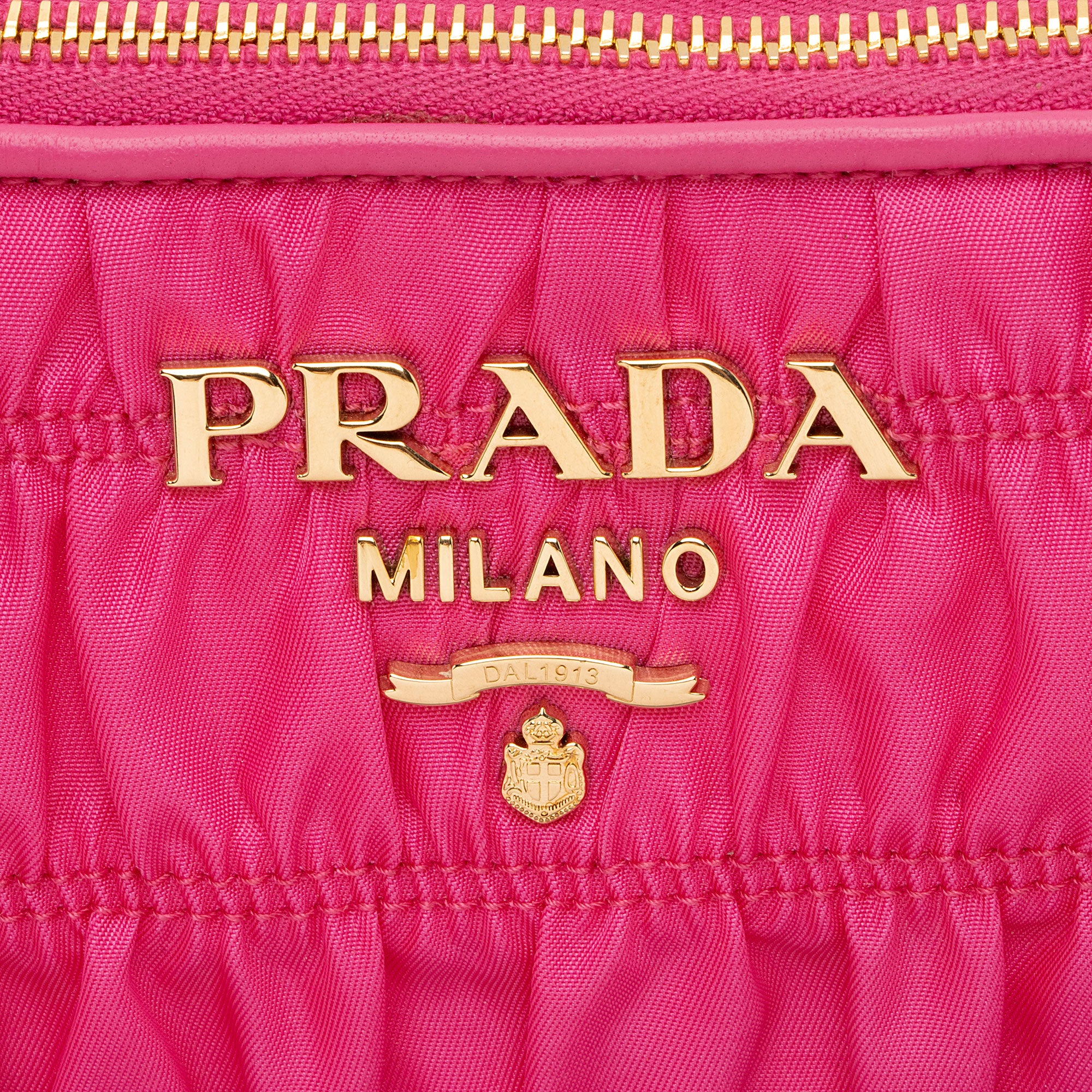 Prada Tessuto Gaufre Chain Crossbody (SHF-pZKYn2)