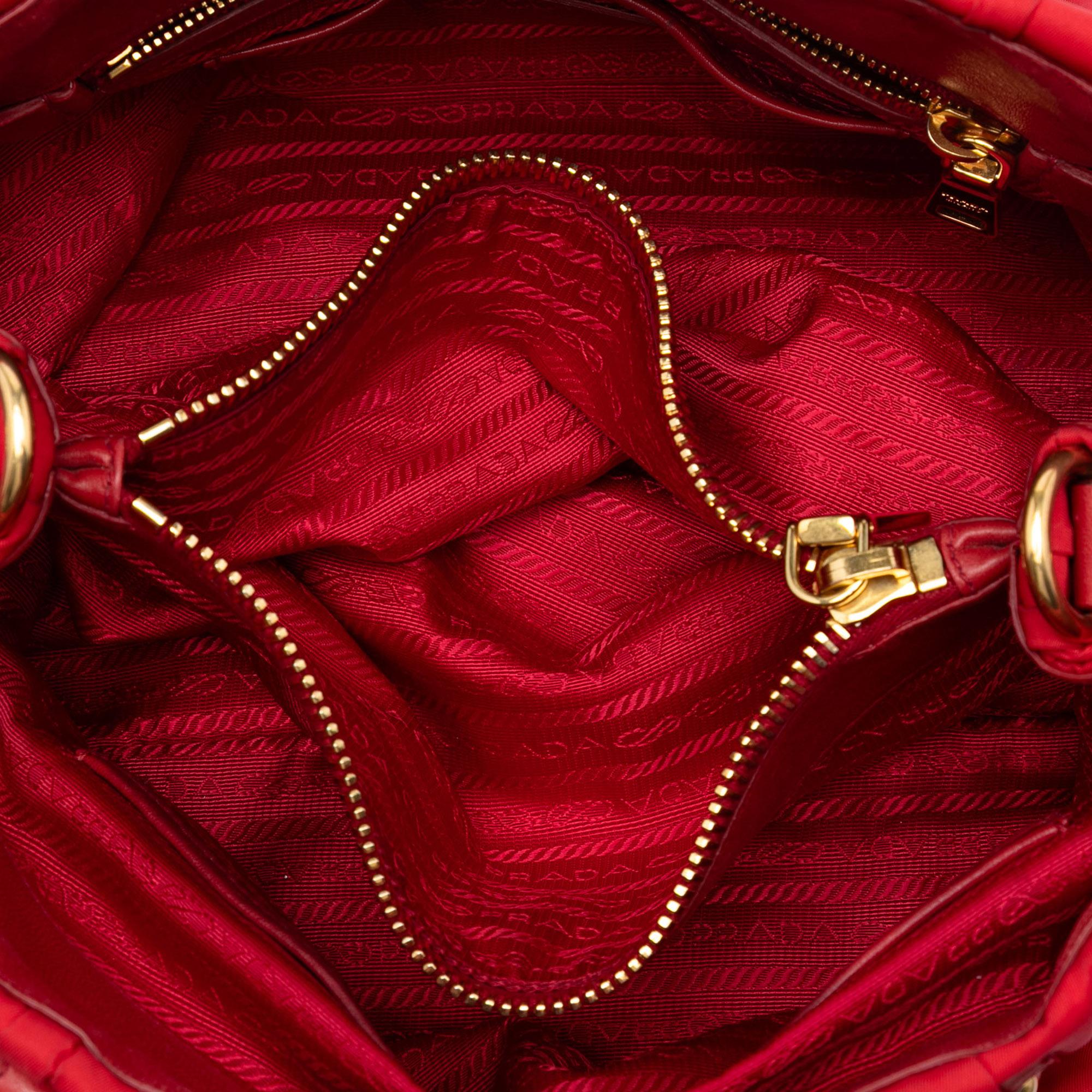 Prada Tessuto Gaufre Satchel
