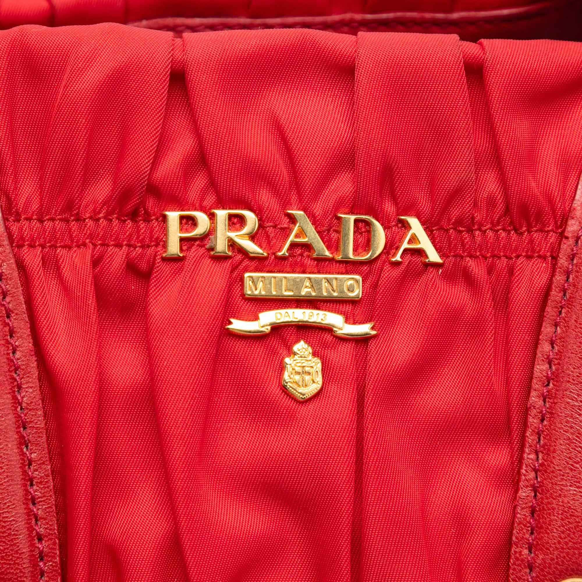 Prada Tessuto Gaufre Satchel