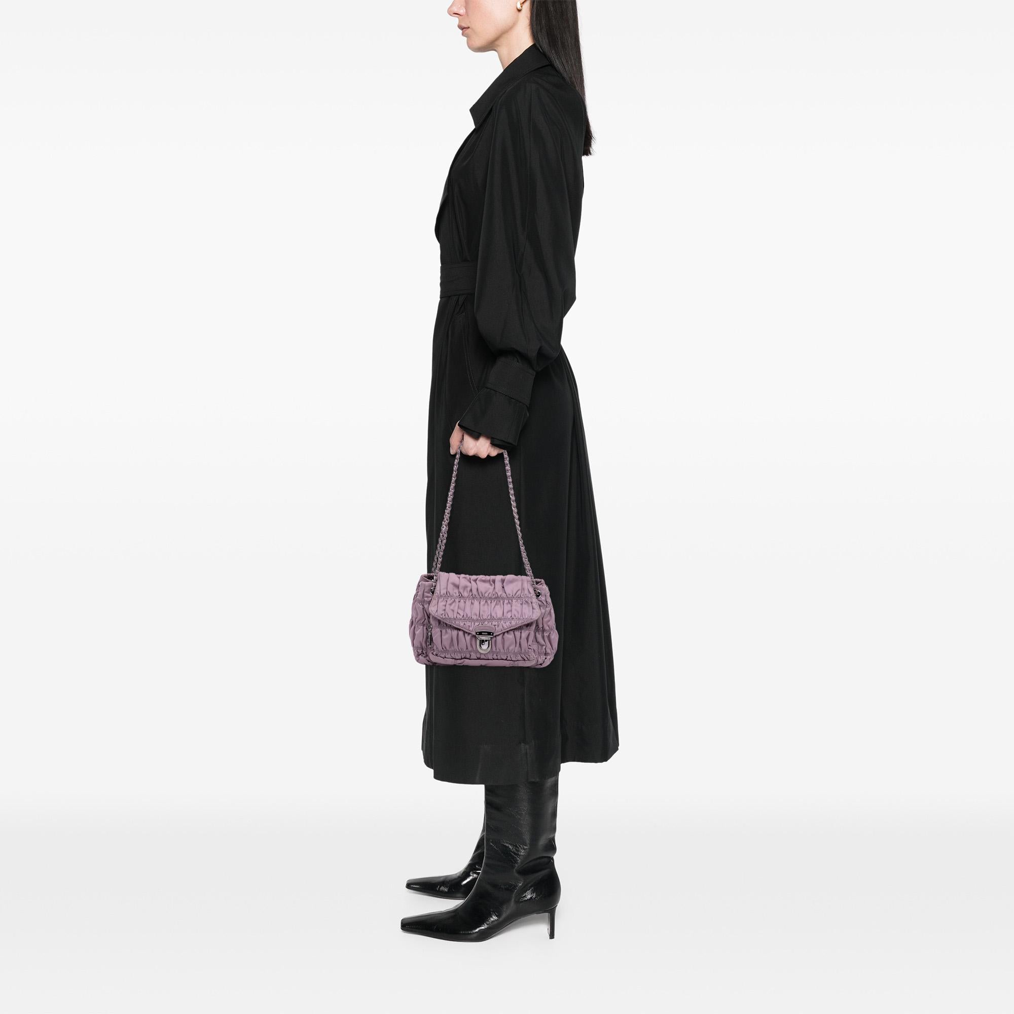 Prada Tessuto Gaufre Shoulder Bag