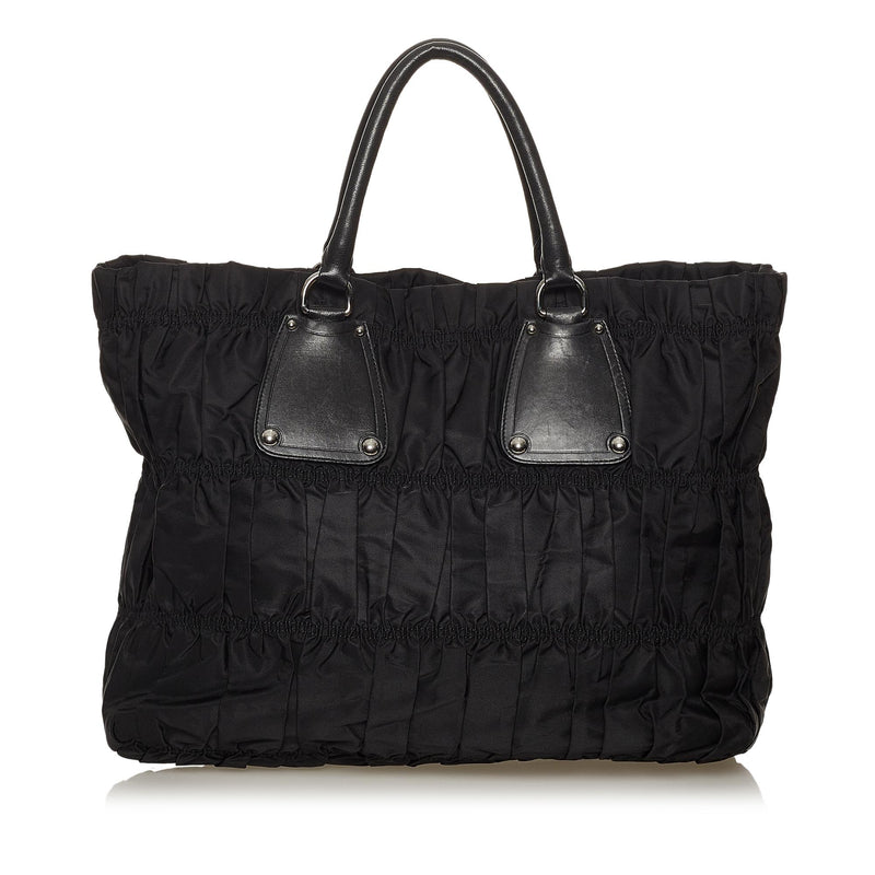 Prada Tessuto Gaufre Tote Bag (SHG-29007)