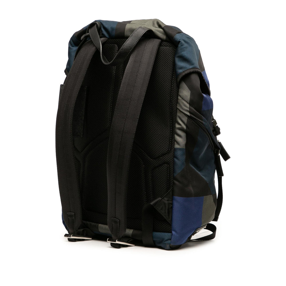 Prada Tessuto Geometric Backpack