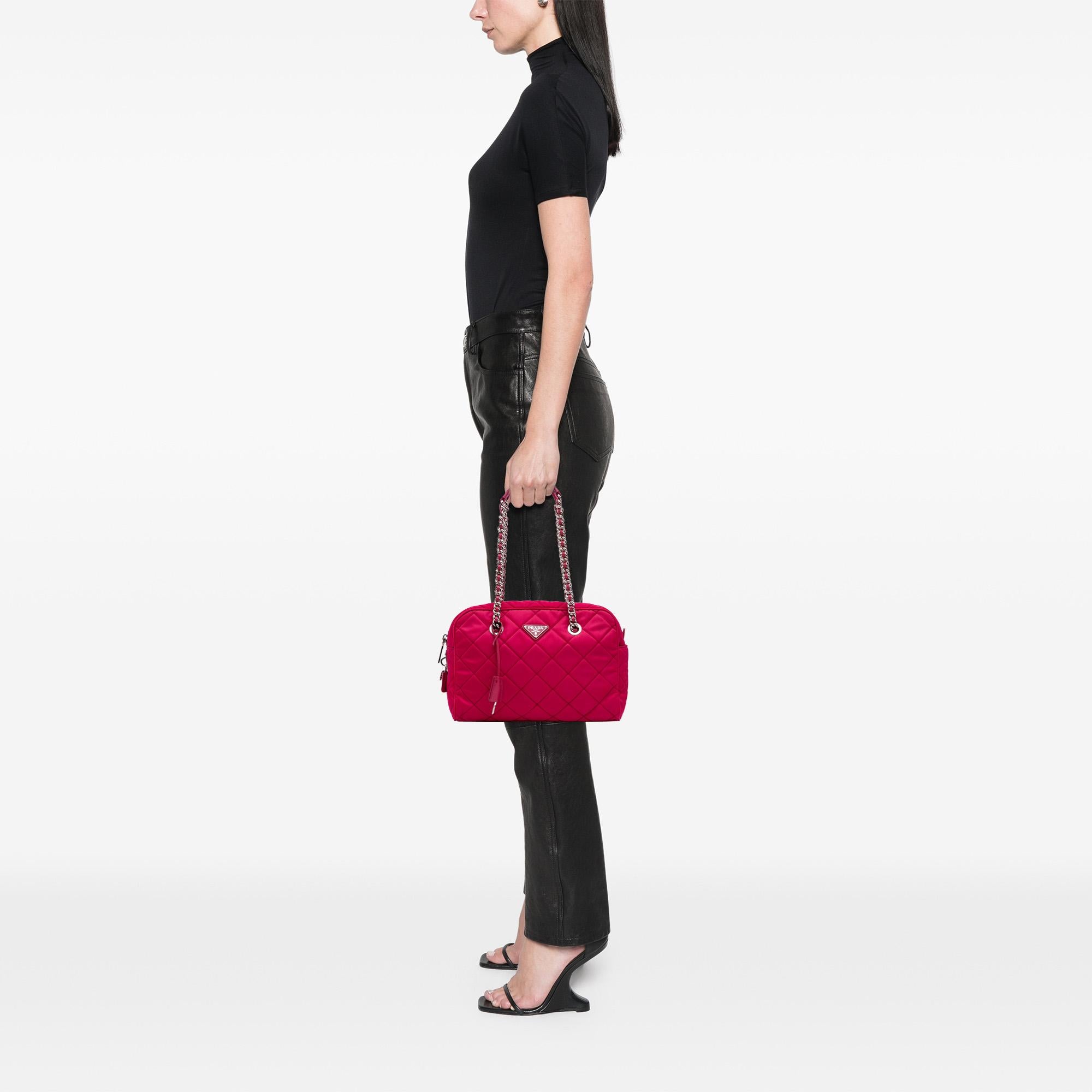 Prada Tessuto Impuntu Shoulder Bag