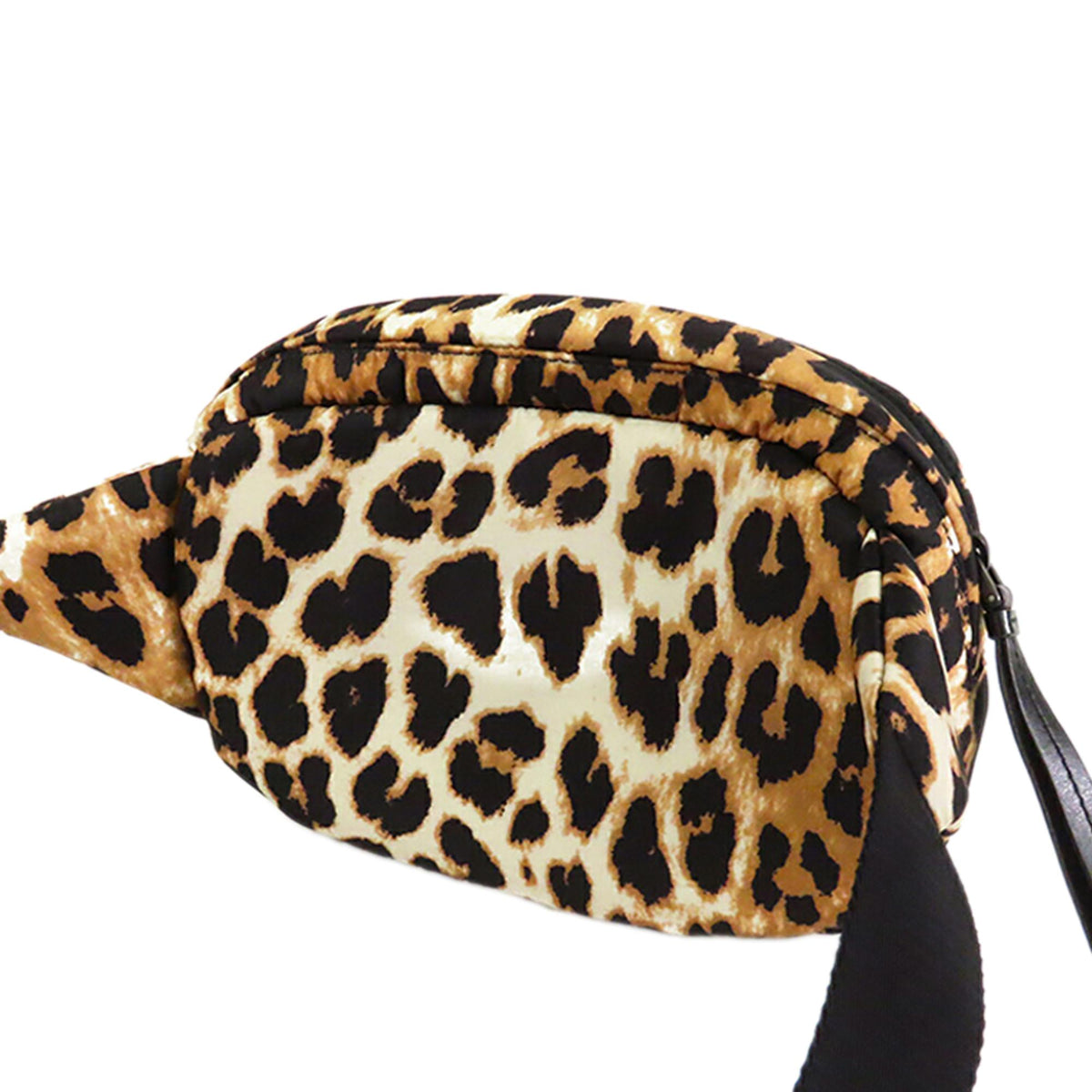 Prada Tessuto Leopard Print Belt Bag