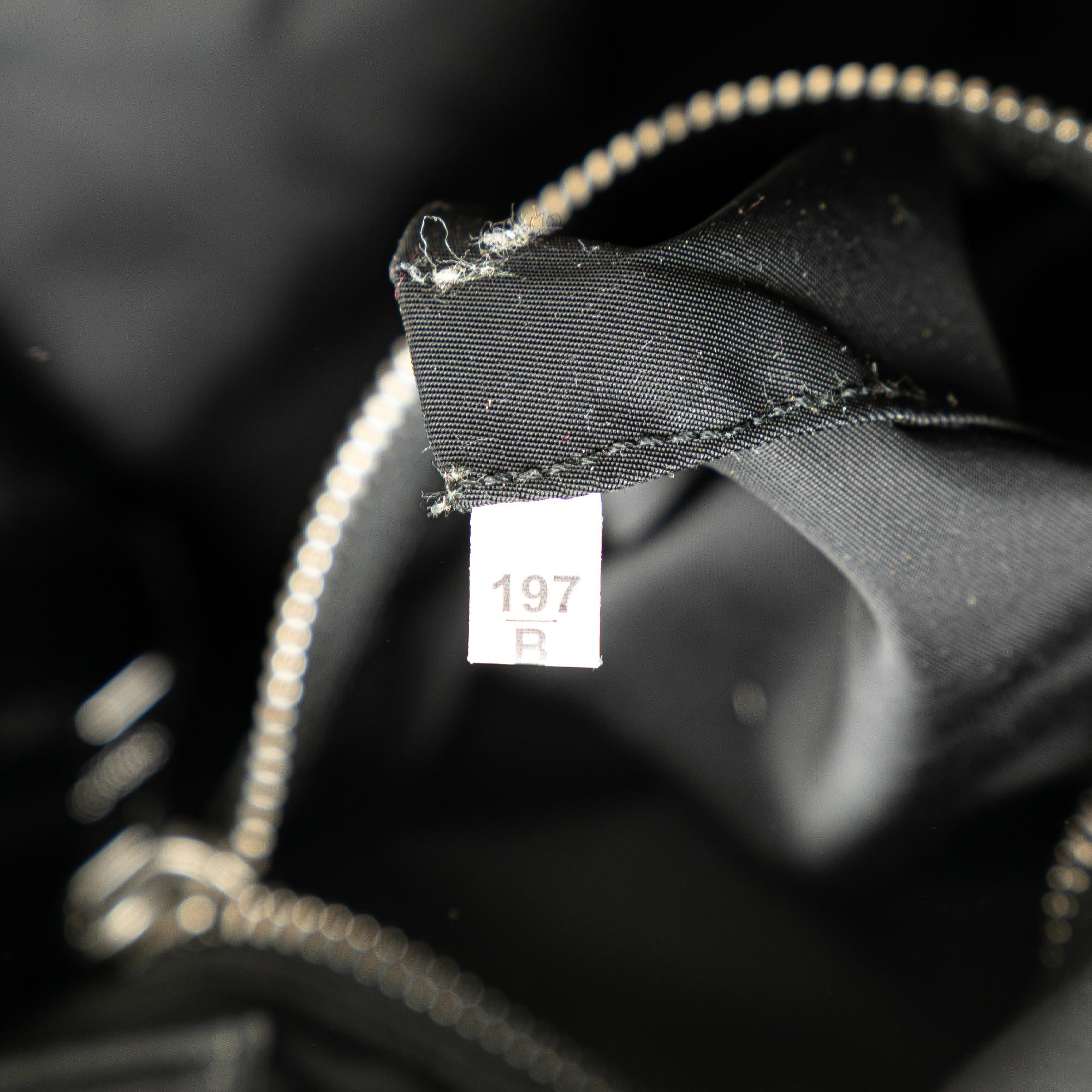 Prada Tessuto Leopard Print Reversible Satchel
