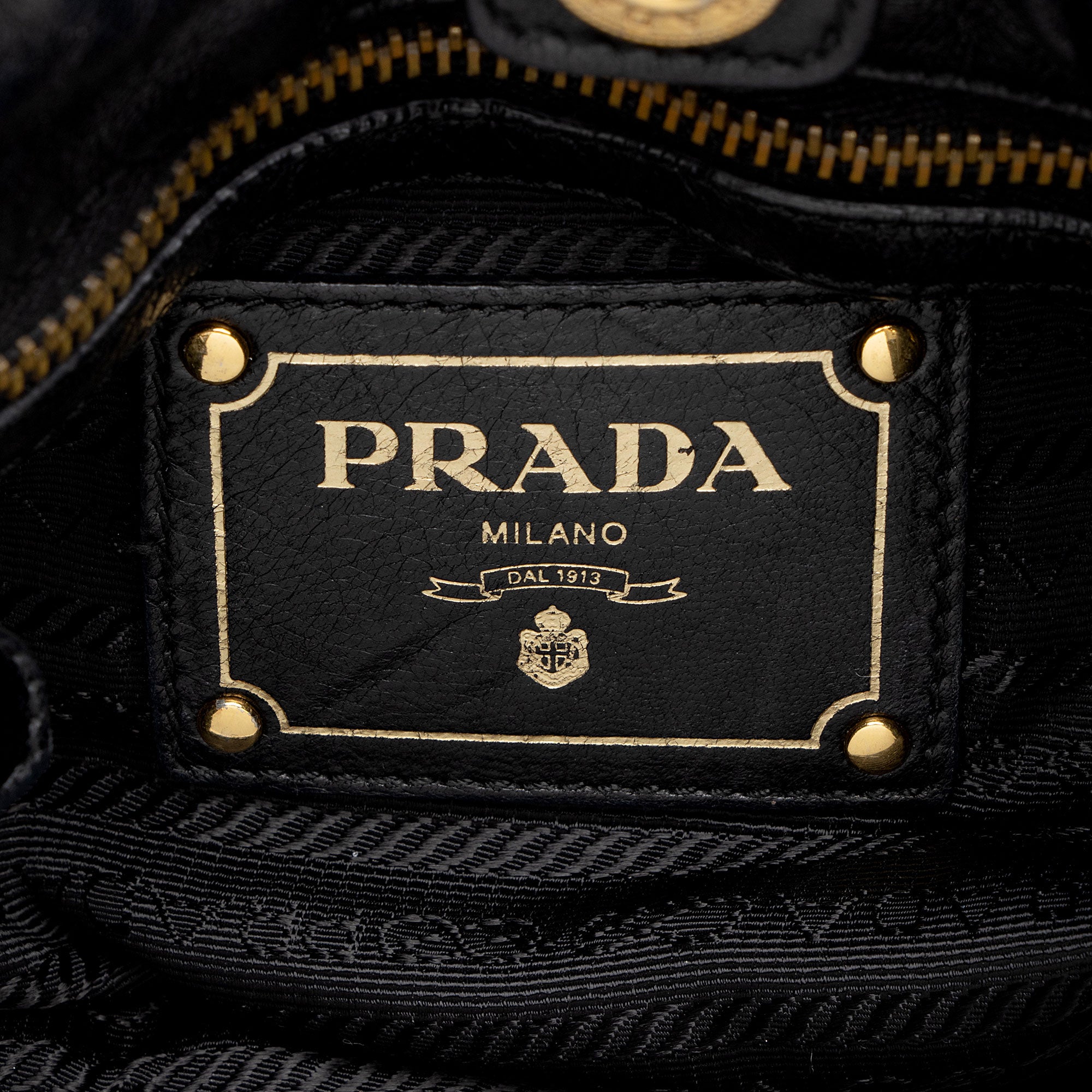 Prada Tessuto Logo Bow Tote