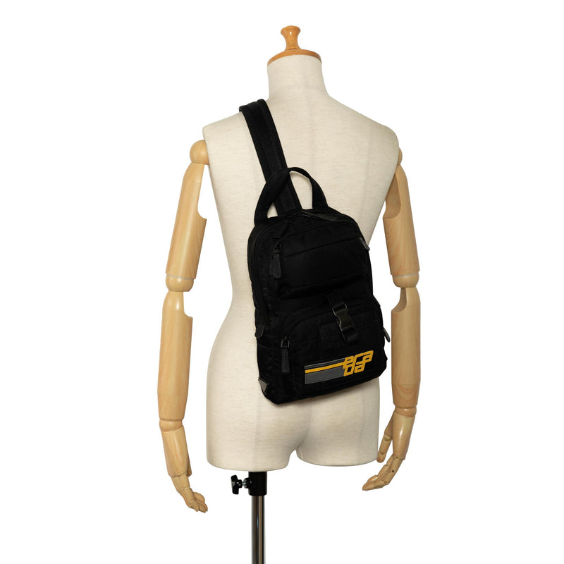 Prada Tessuto Logo Patch Crossbody Bag (SHG-E8Fn5r)
