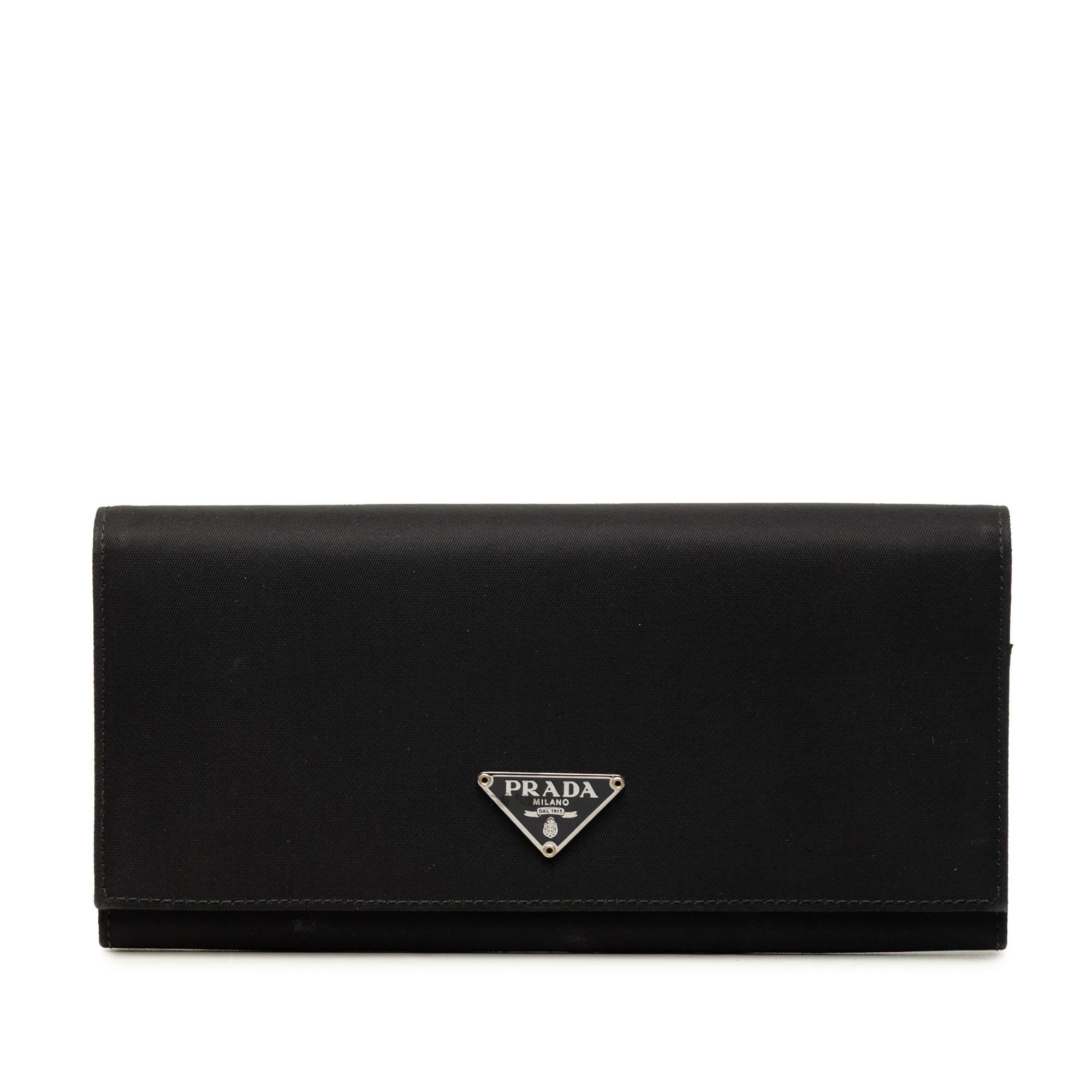 Prada Tessuto Long Wallet