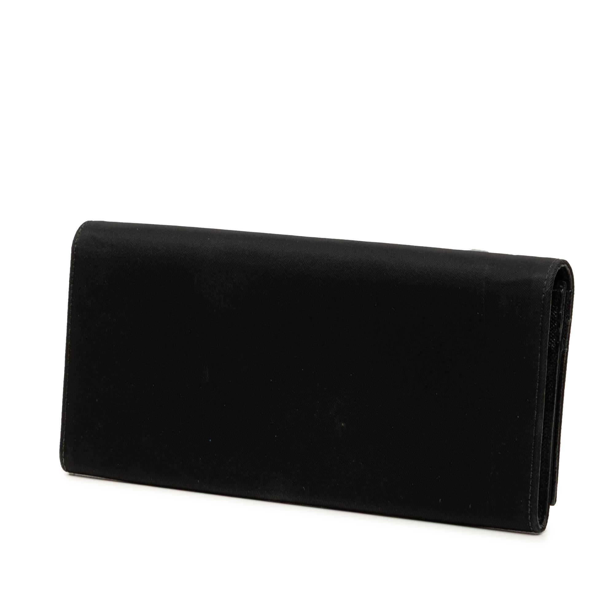 Prada Tessuto Long Wallet