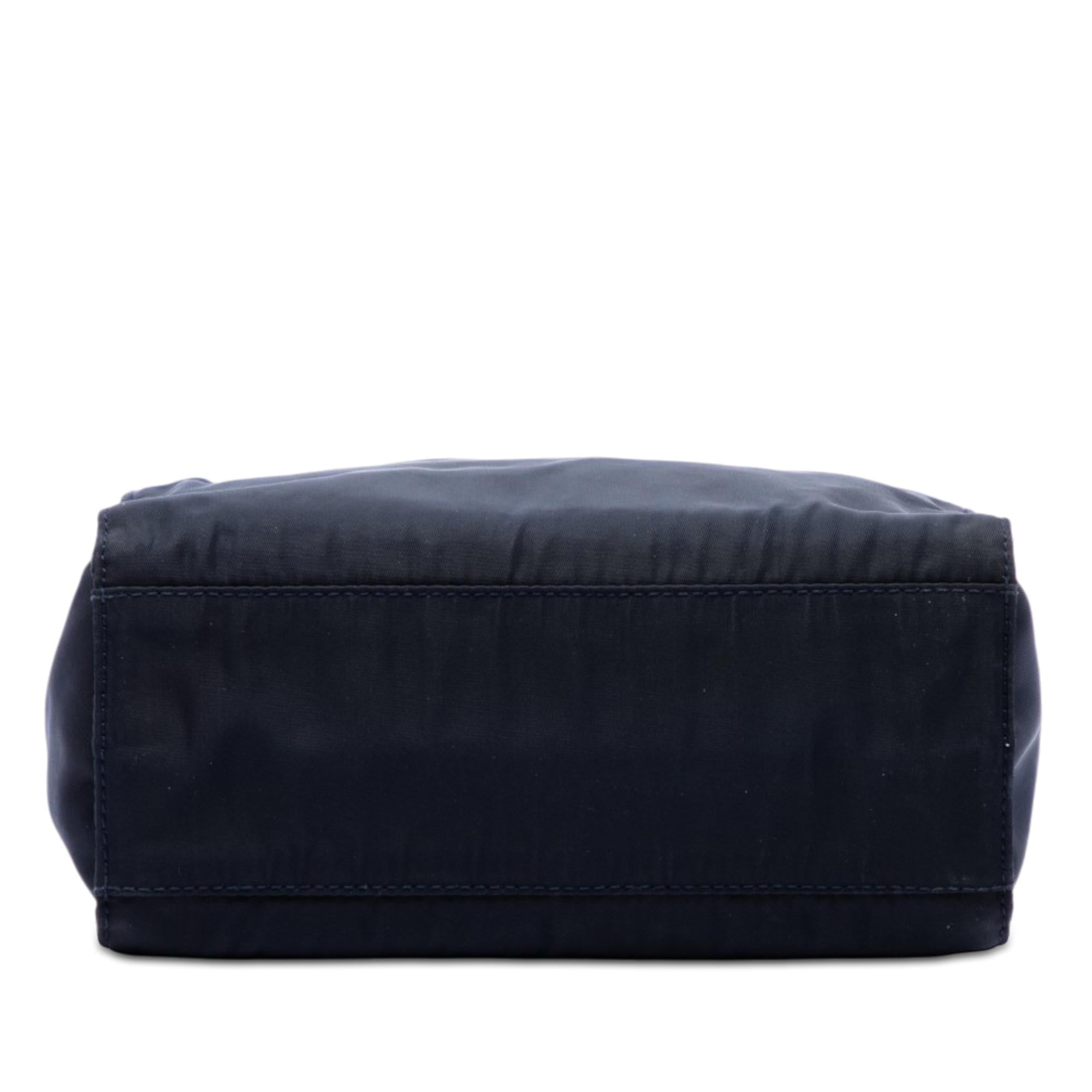 Prada Tessuto Metal Handle Bag