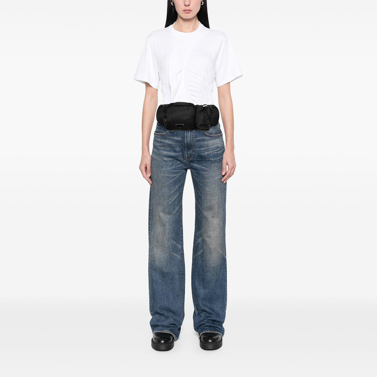 Prada Tessuto Multi Pocket Belt Bag