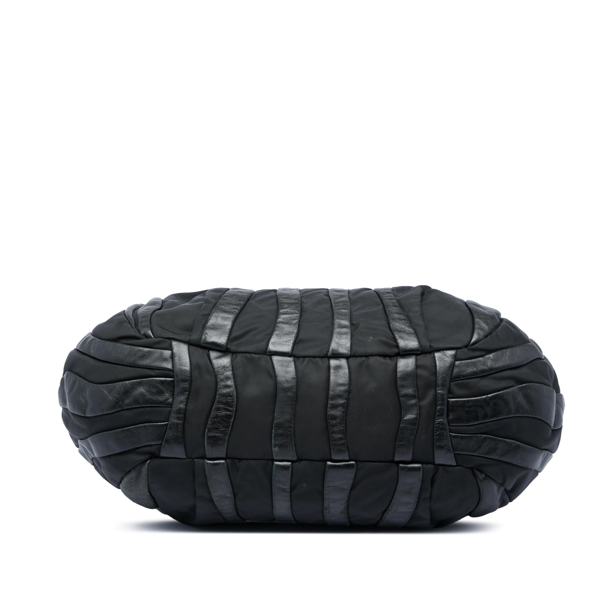 Prada Tessuto Nappa Waves Handbag