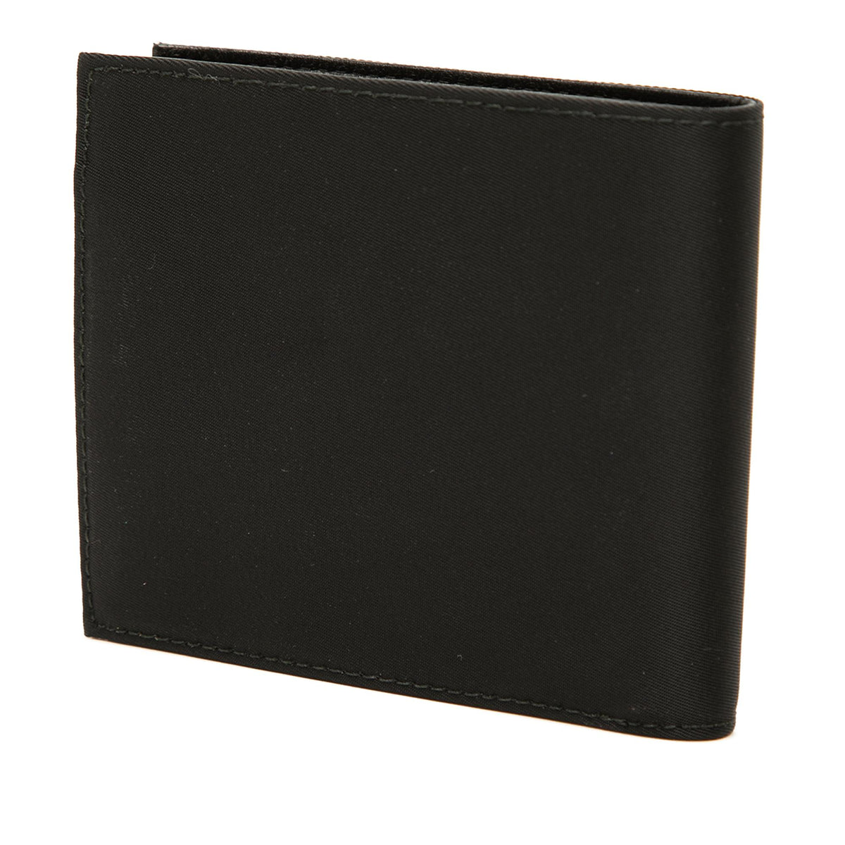 Prada Tessuto Patchwork Skull Pierced Bifold Wallet