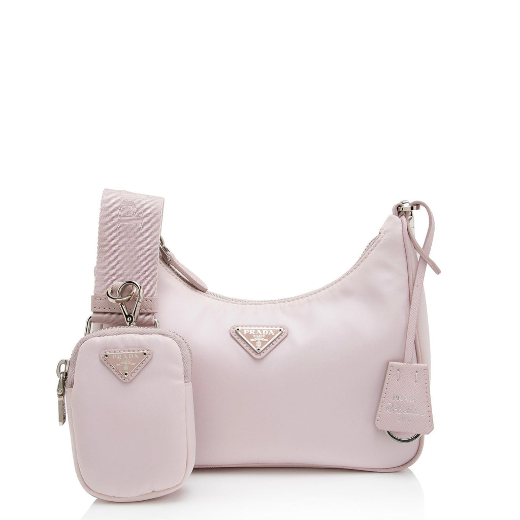 Prada Re-edition 2005 Shoulder Bag In Pink
