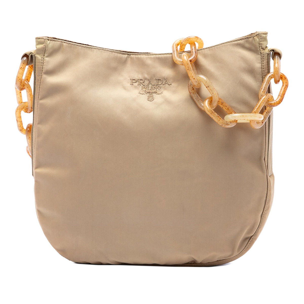 Prada Tessuto Resin Chain Shoulder Bag
