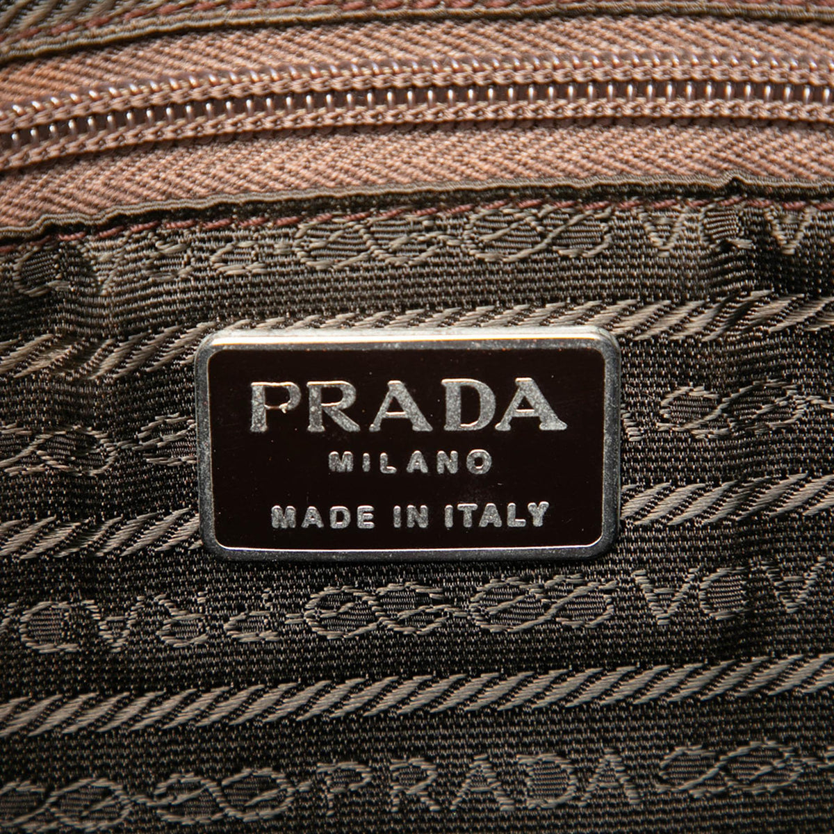 Prada Tessuto Resin Chain Shoulder Bag