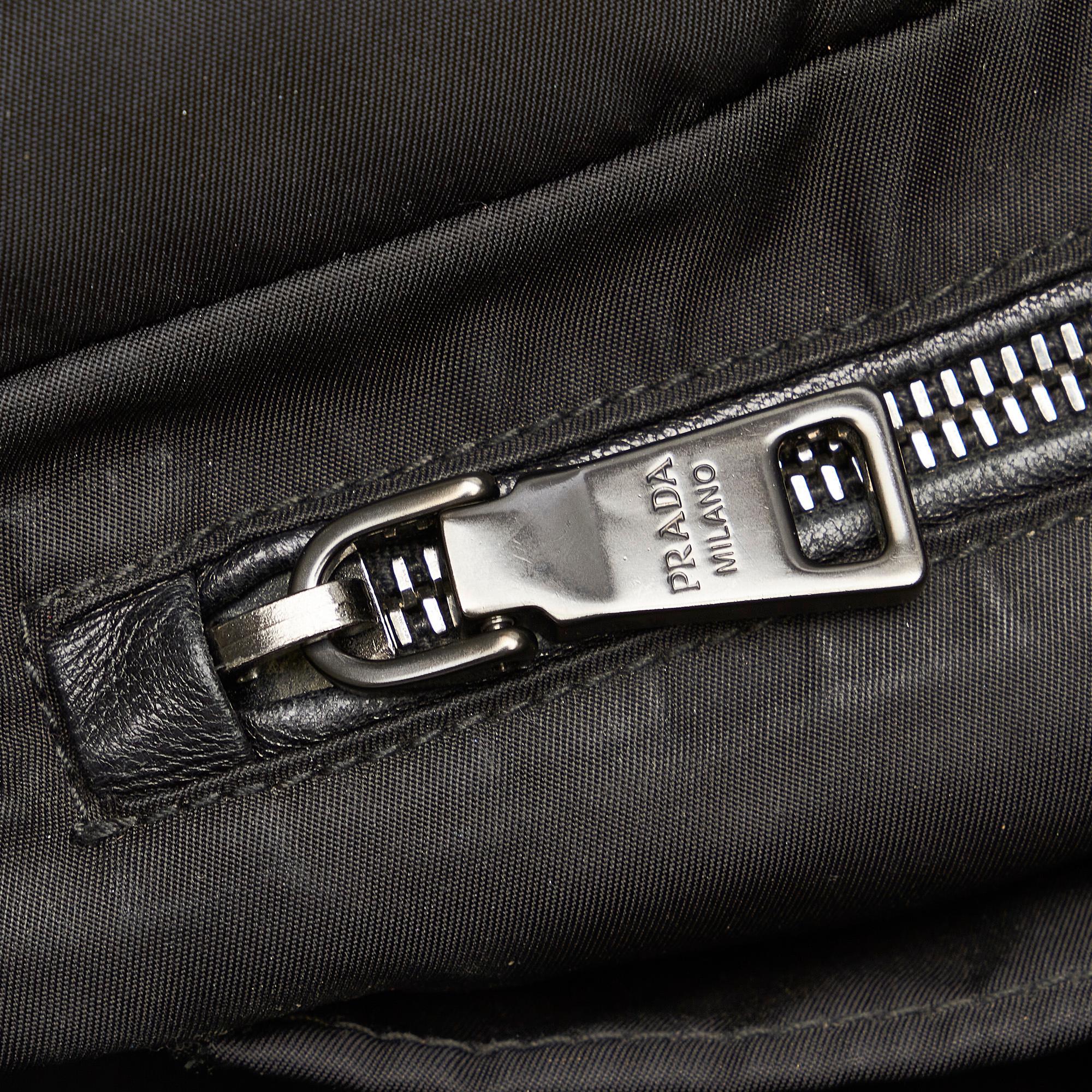Prada Tessuto Reversible Satchel (SHG-ulU4Wd)