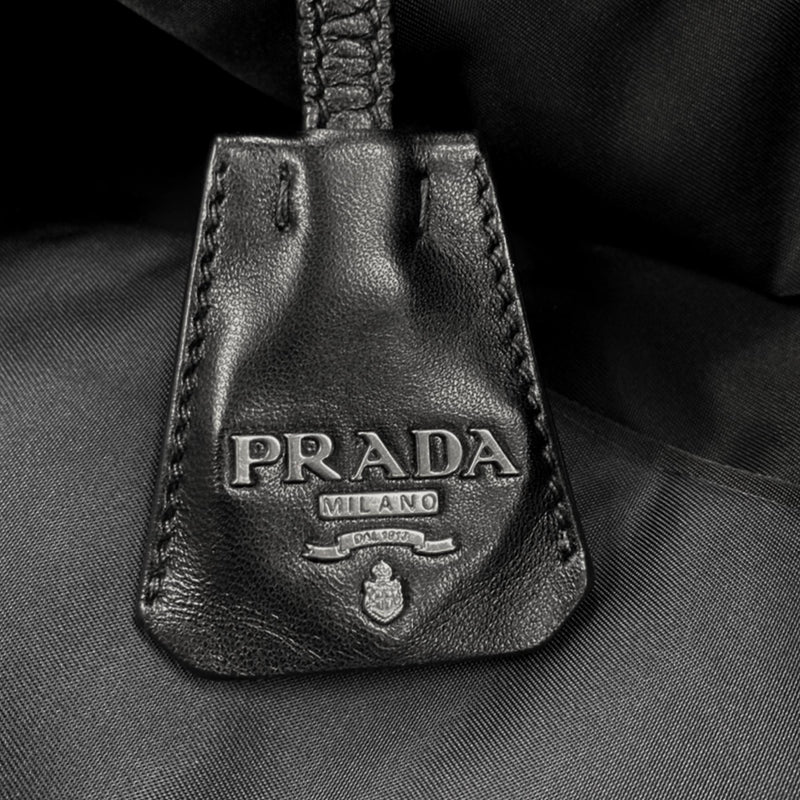 Pre Loved Prada Tessuto Reversible Tote Bag