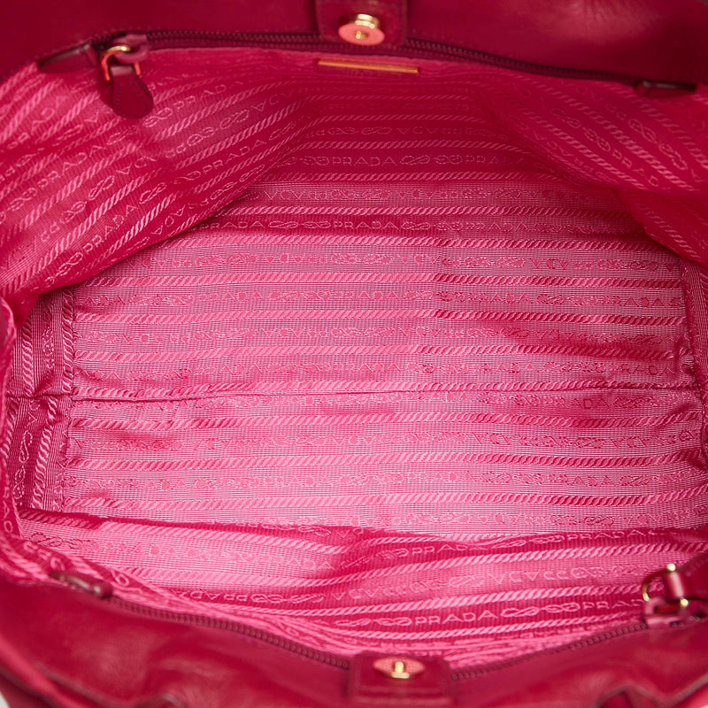 Prada Tessuto Rose Handbag (SHG-XPmiN5)