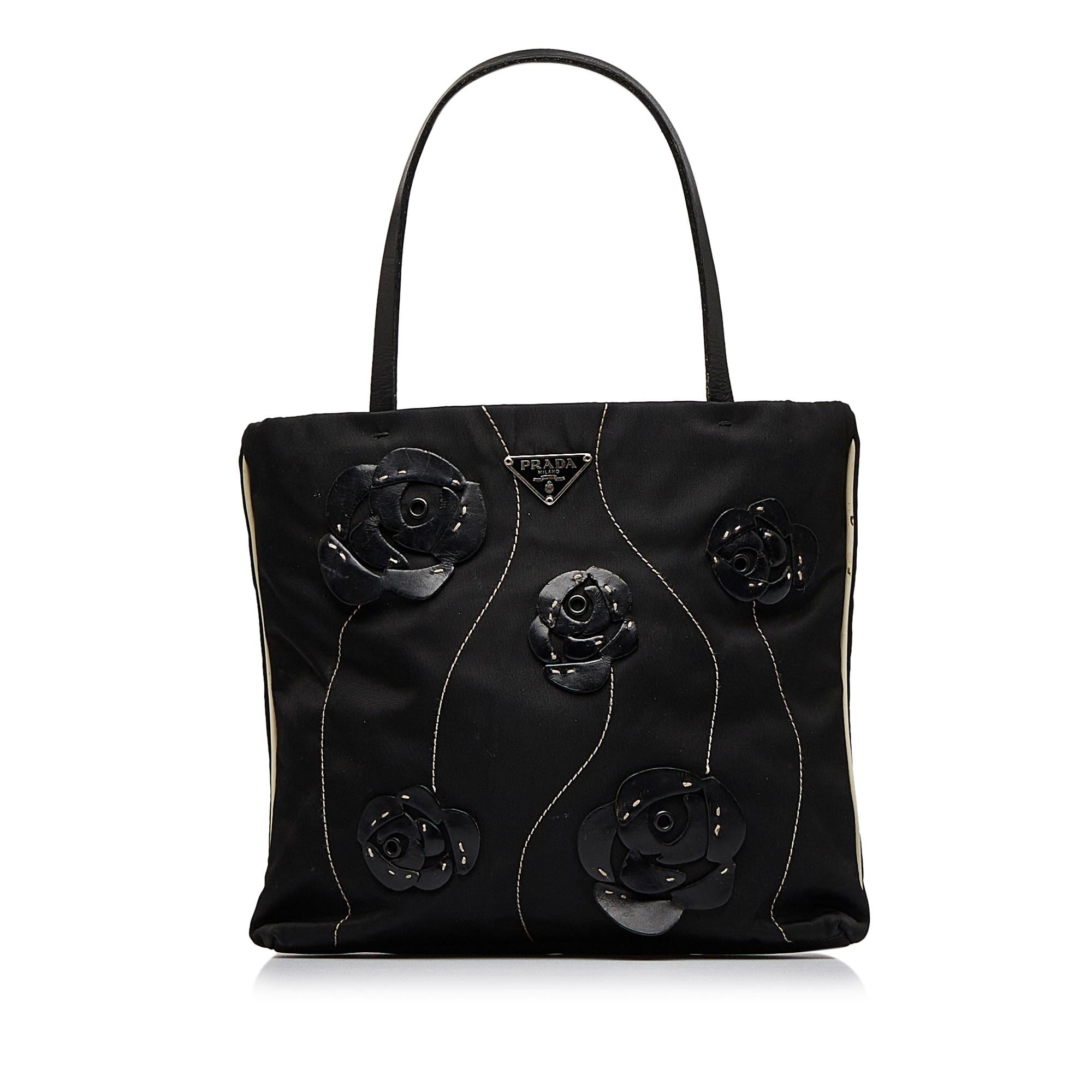 Prada Tessuto Rose Handbag (SHG-Vf5tBG)