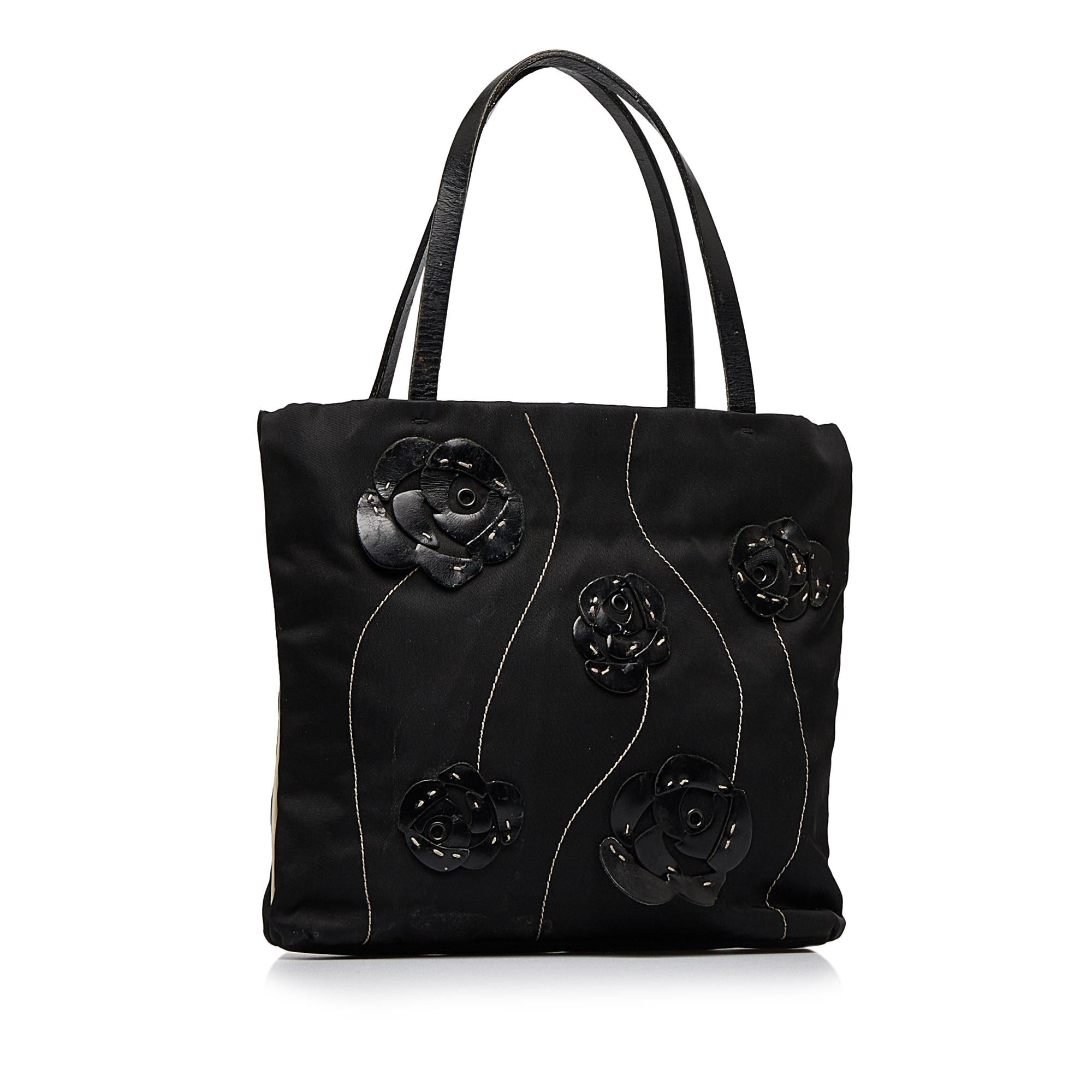 Prada Tessuto Rose Handbag (SHG-Vf5tBG)