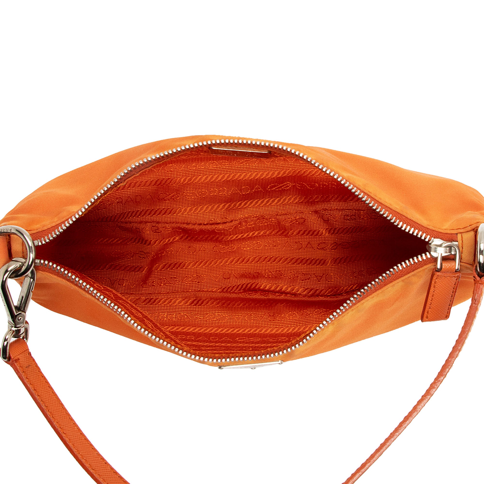 Prada Tessuto Saffiano Small Pochette (SHF-A8s6Ib)
