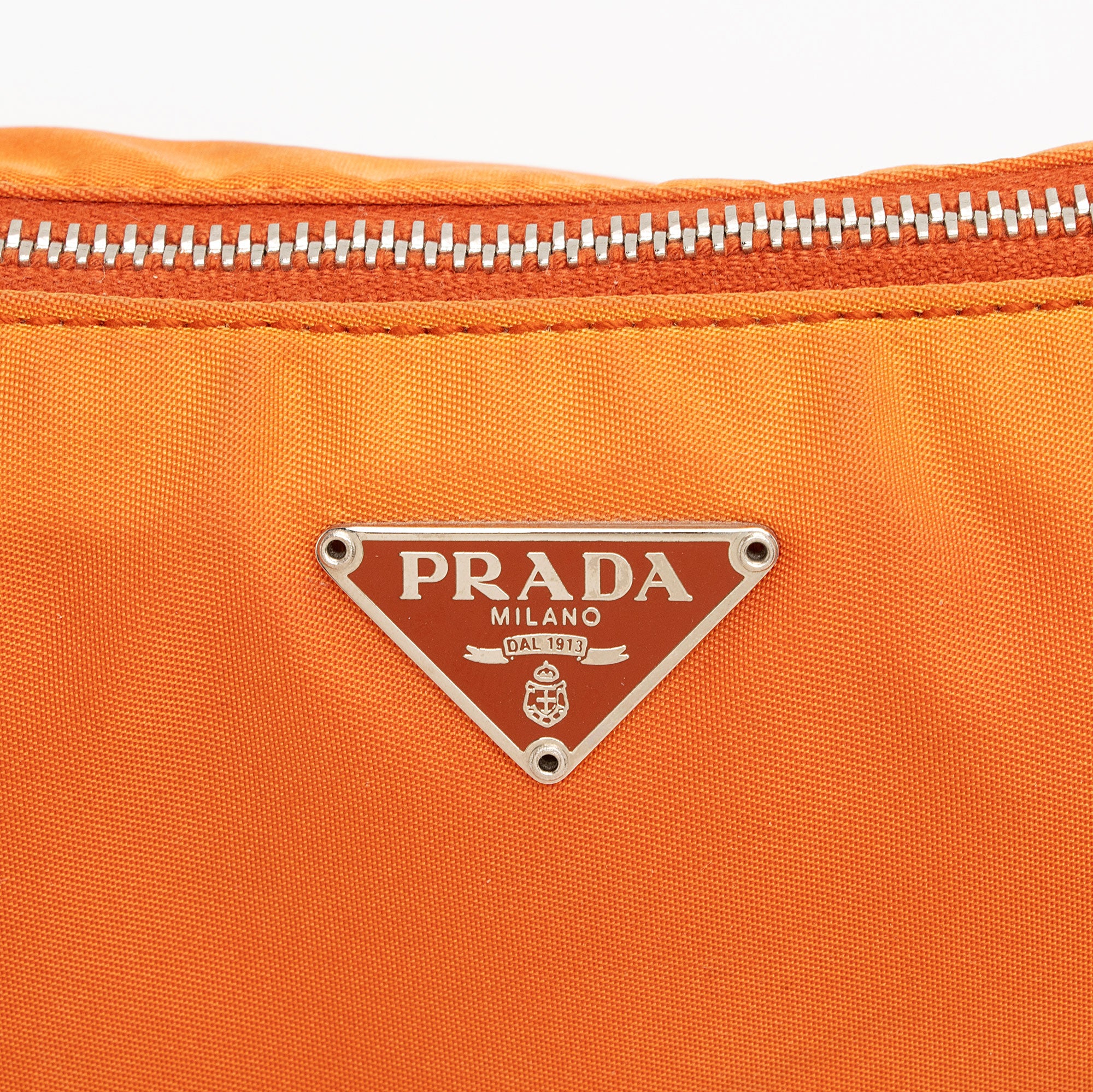 Prada Tessuto Saffiano Small Pochette (SHF-A8s6Ib)