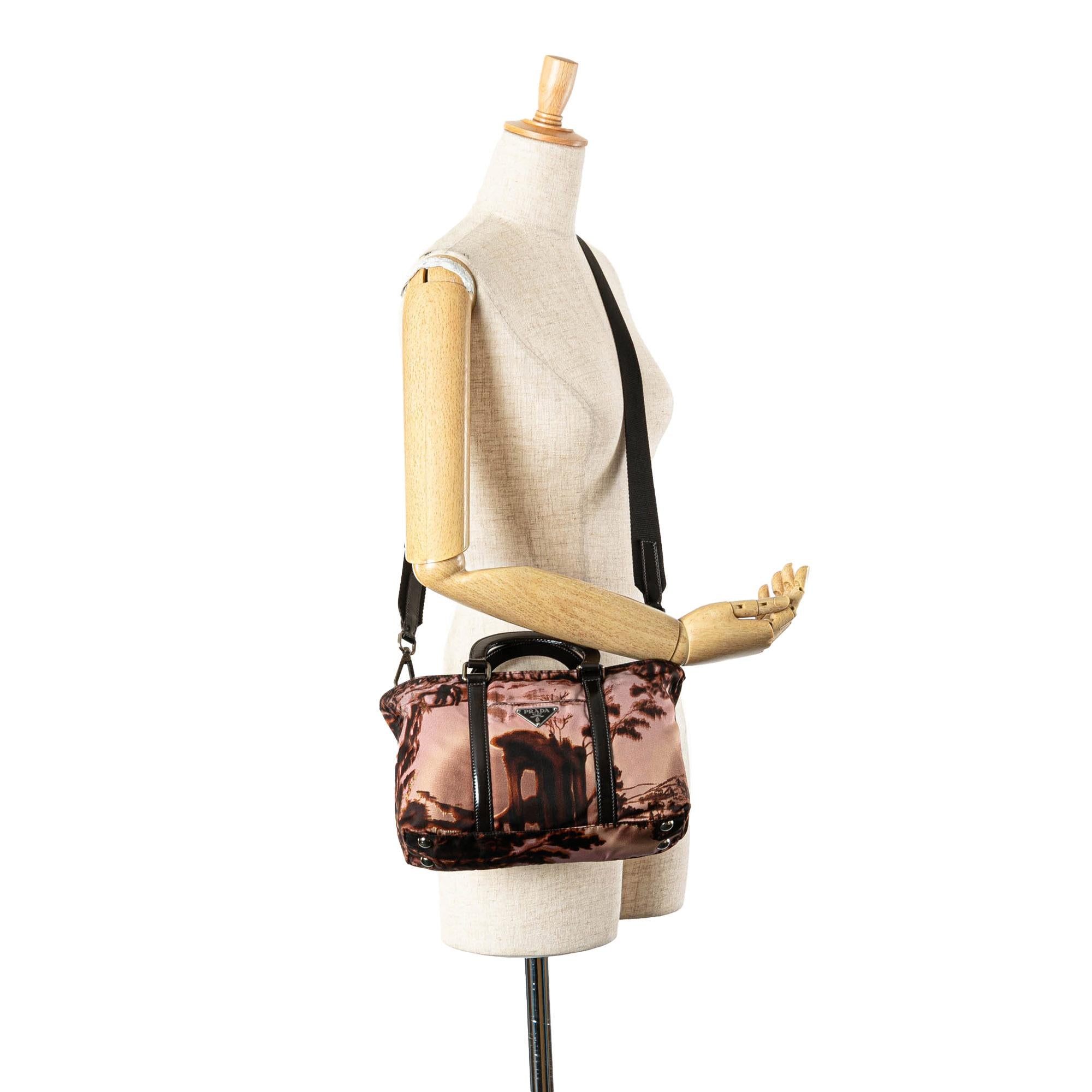 Prada Tessuto Stampato Satchel