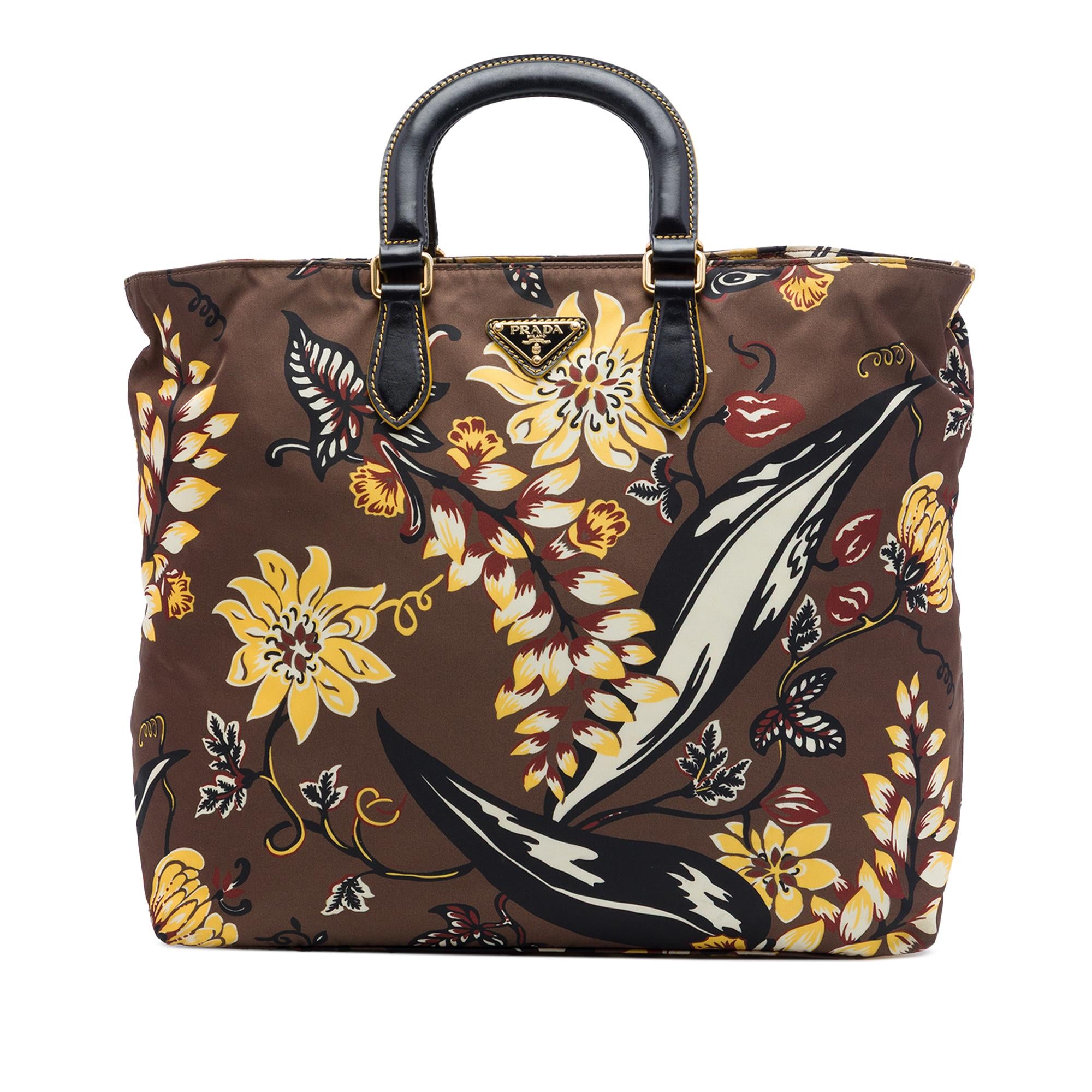 Prada Tessuto Stampato Satchel