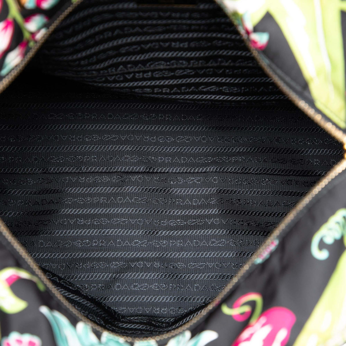 Prada Tessuto Stampato Satchel