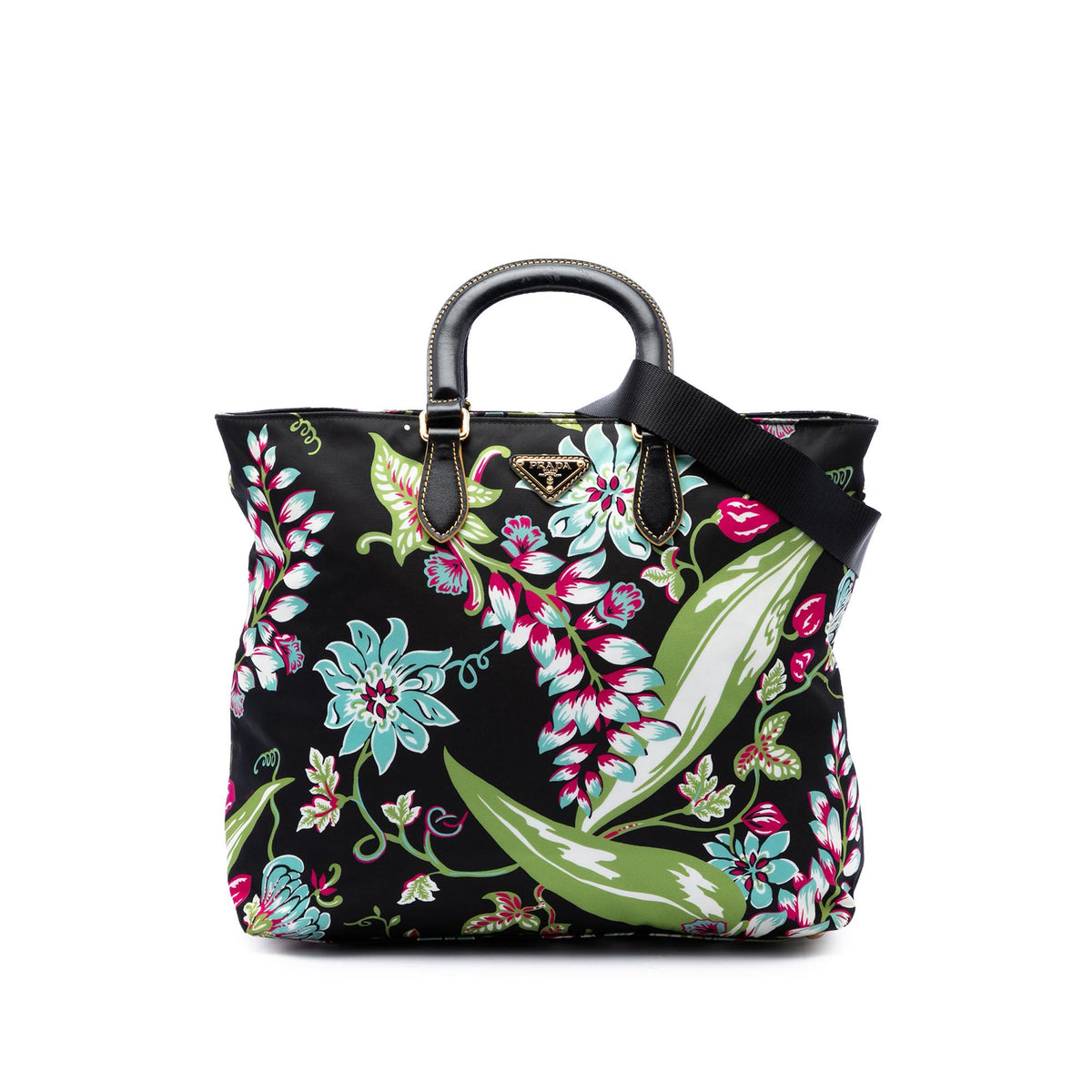Prada Tessuto Stampato Satchel