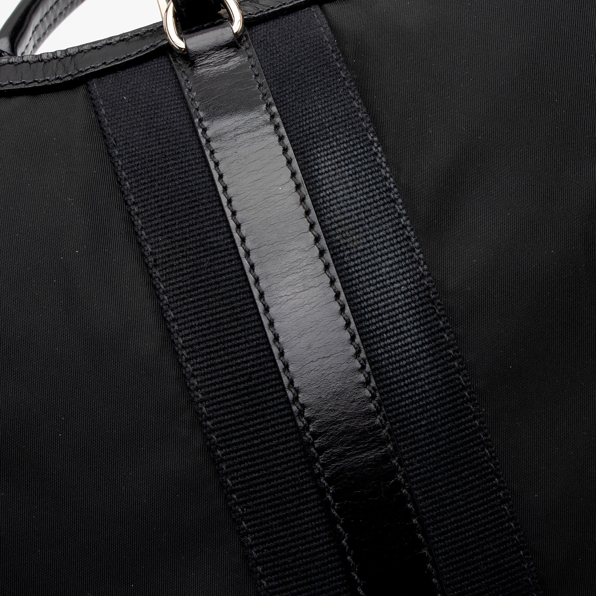 Prada Tessuto Stripe Hobo