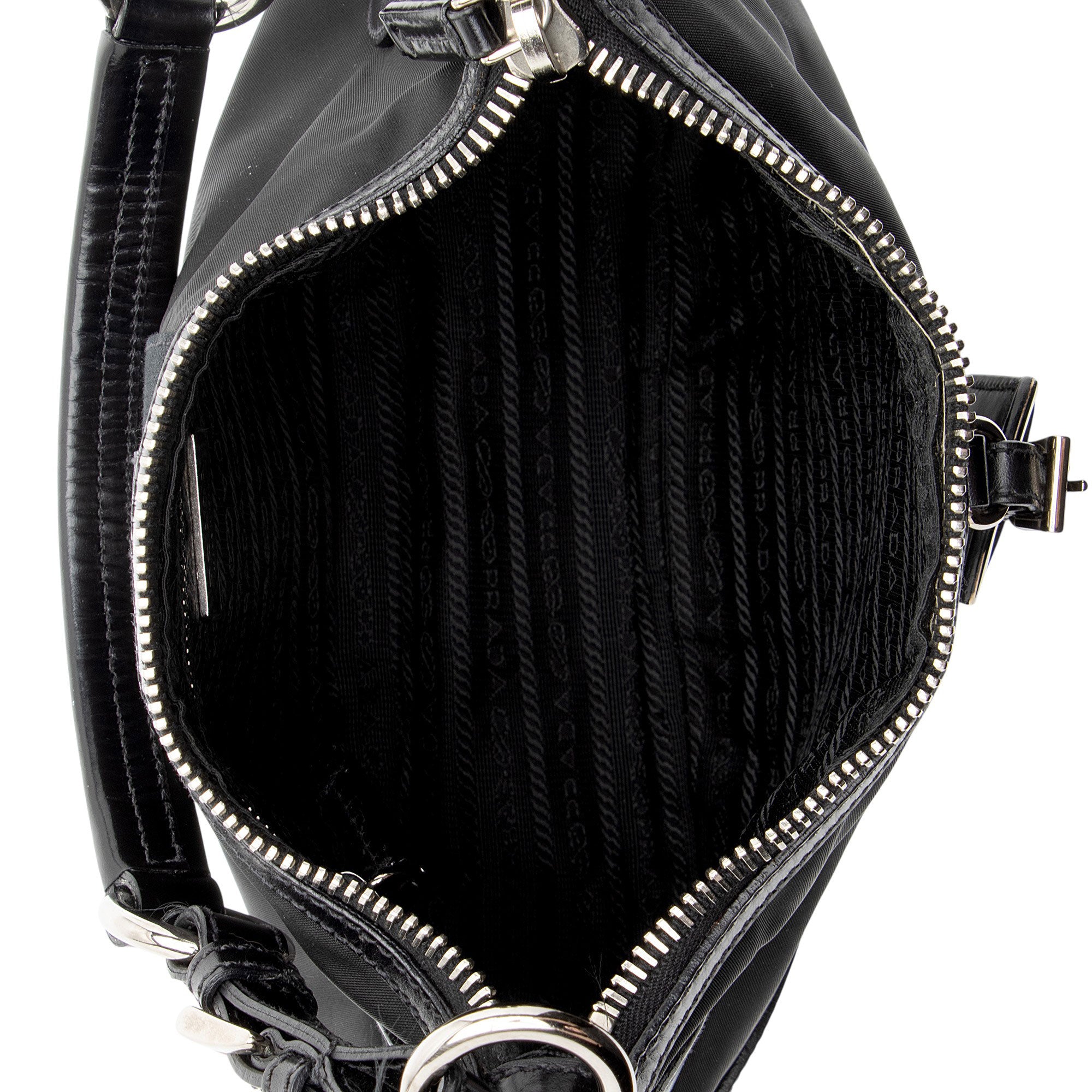Prada Tessuto Stripe Hobo