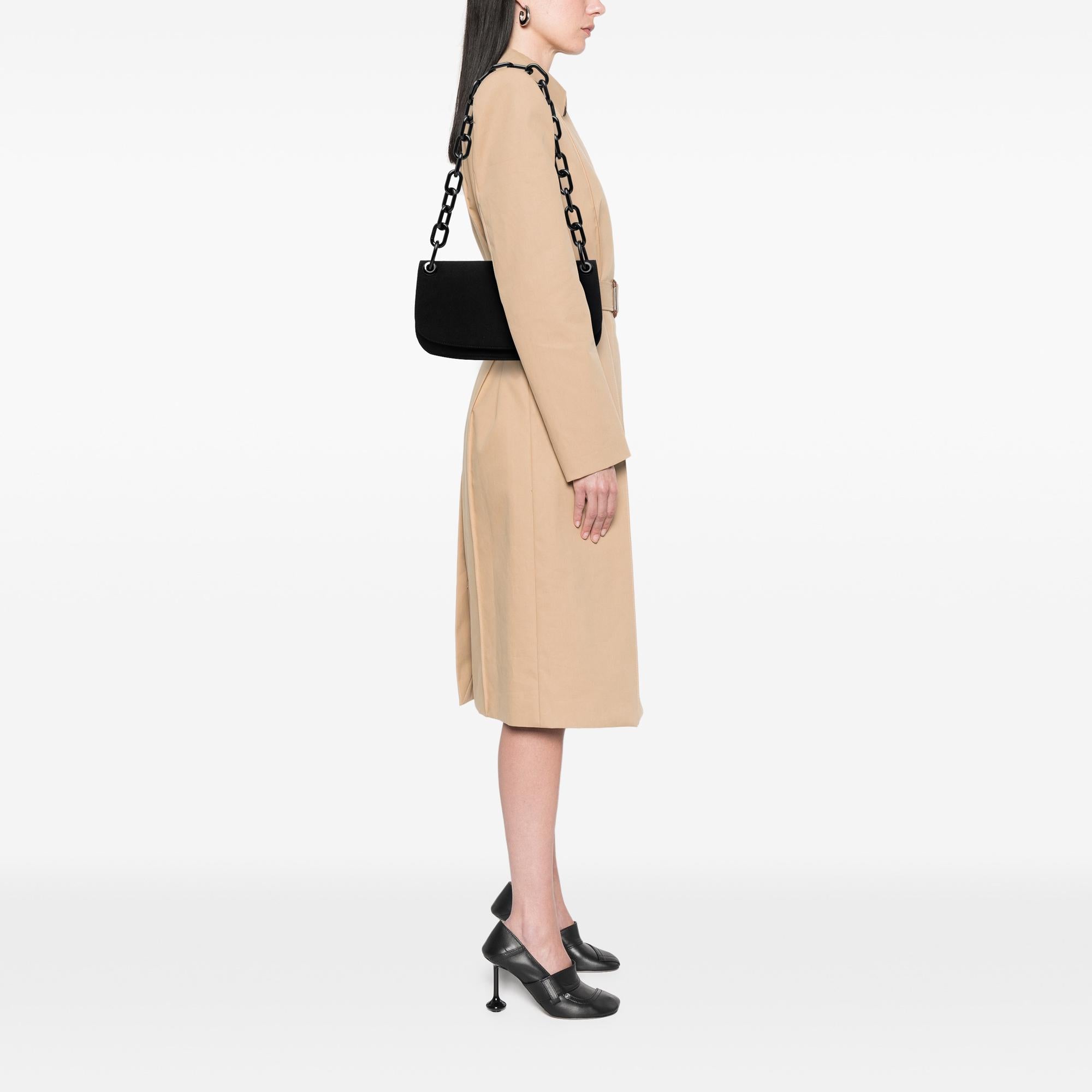 Prada Tessuto Swing Chain Shoulder Bag