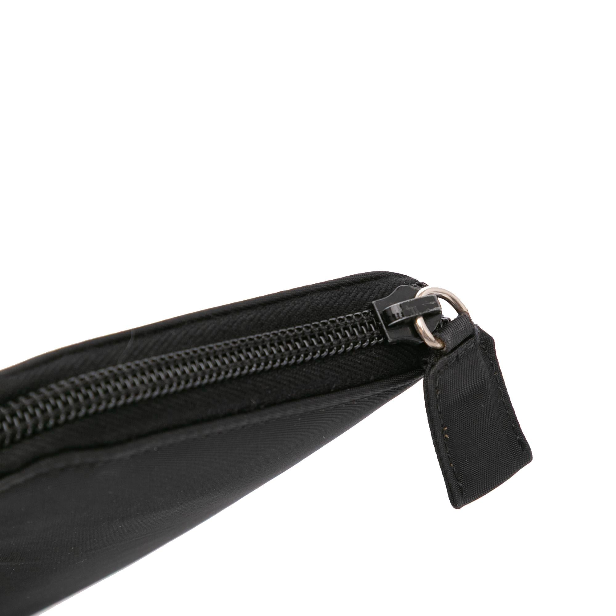 Prada Tessuto Zip Around Long Wallet