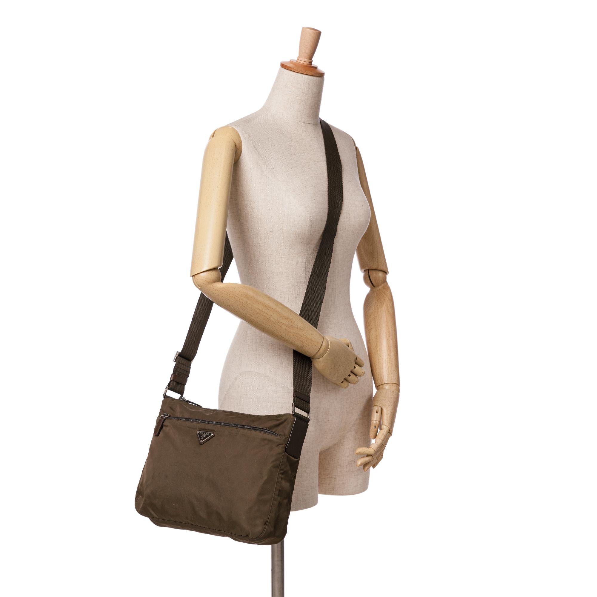 Prada Tessuto Zip Top Crossbody (SHG-6TMMlh)