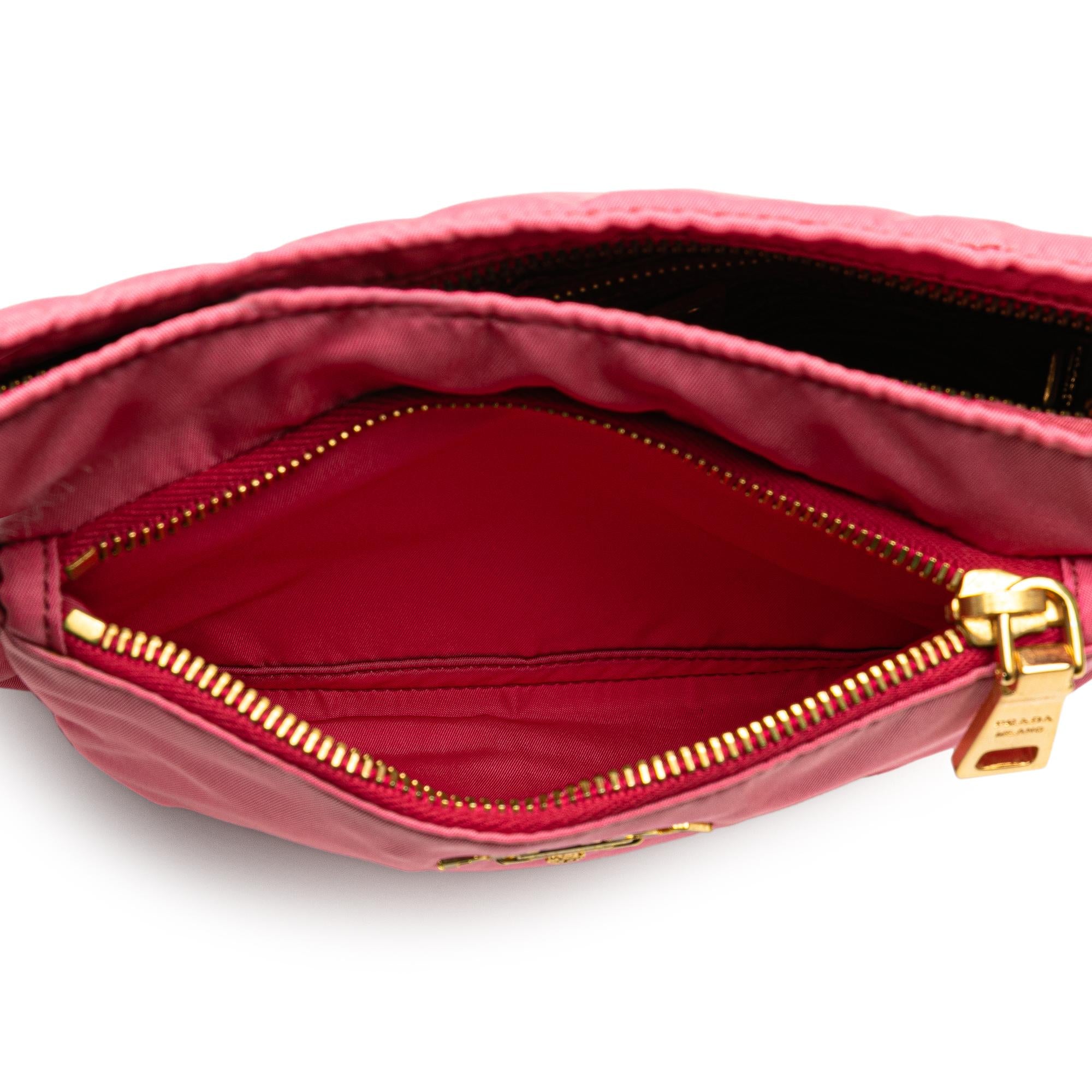 Prada Tessuto Zip Top Crossbody