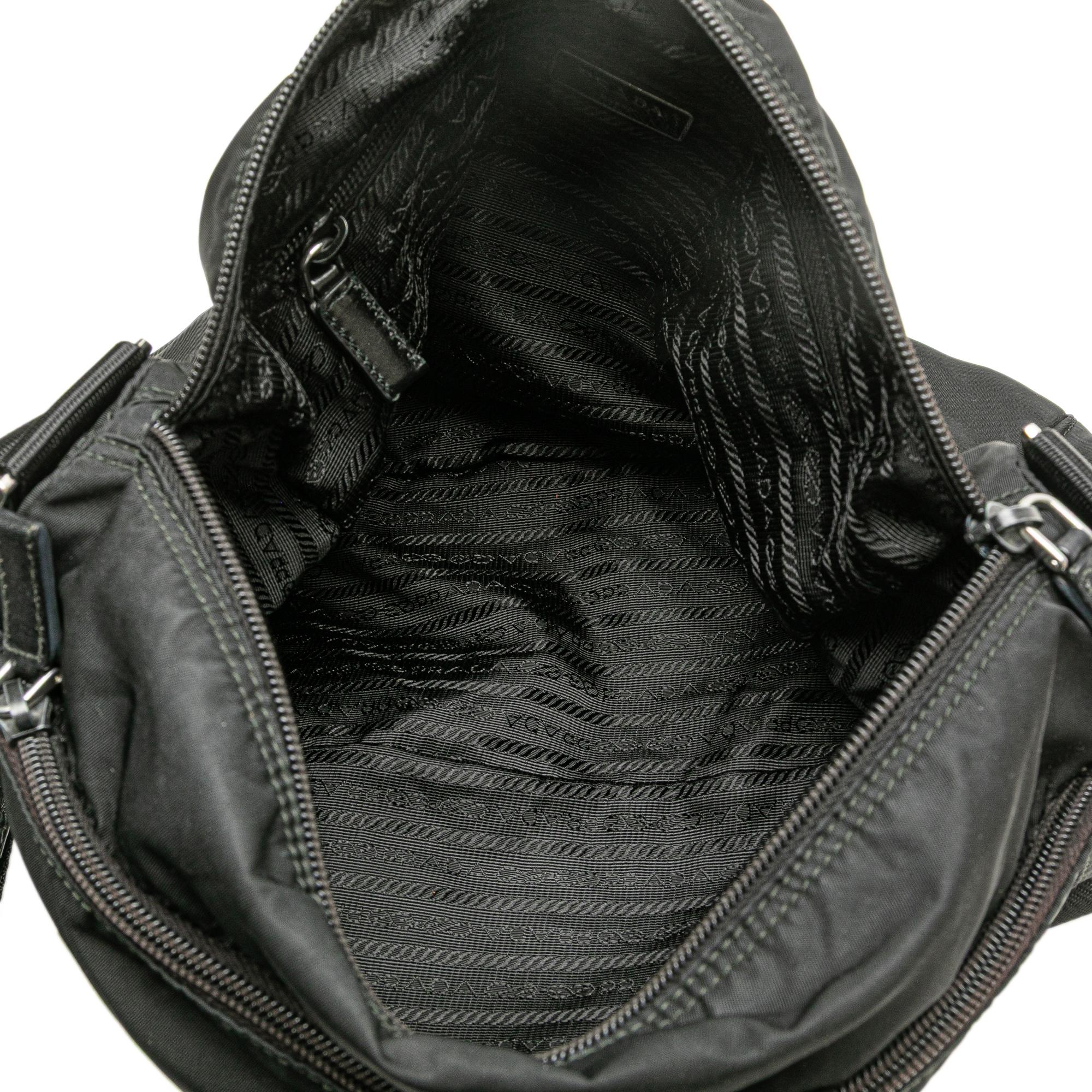 Prada Tessuto Zip Top Crossbody
