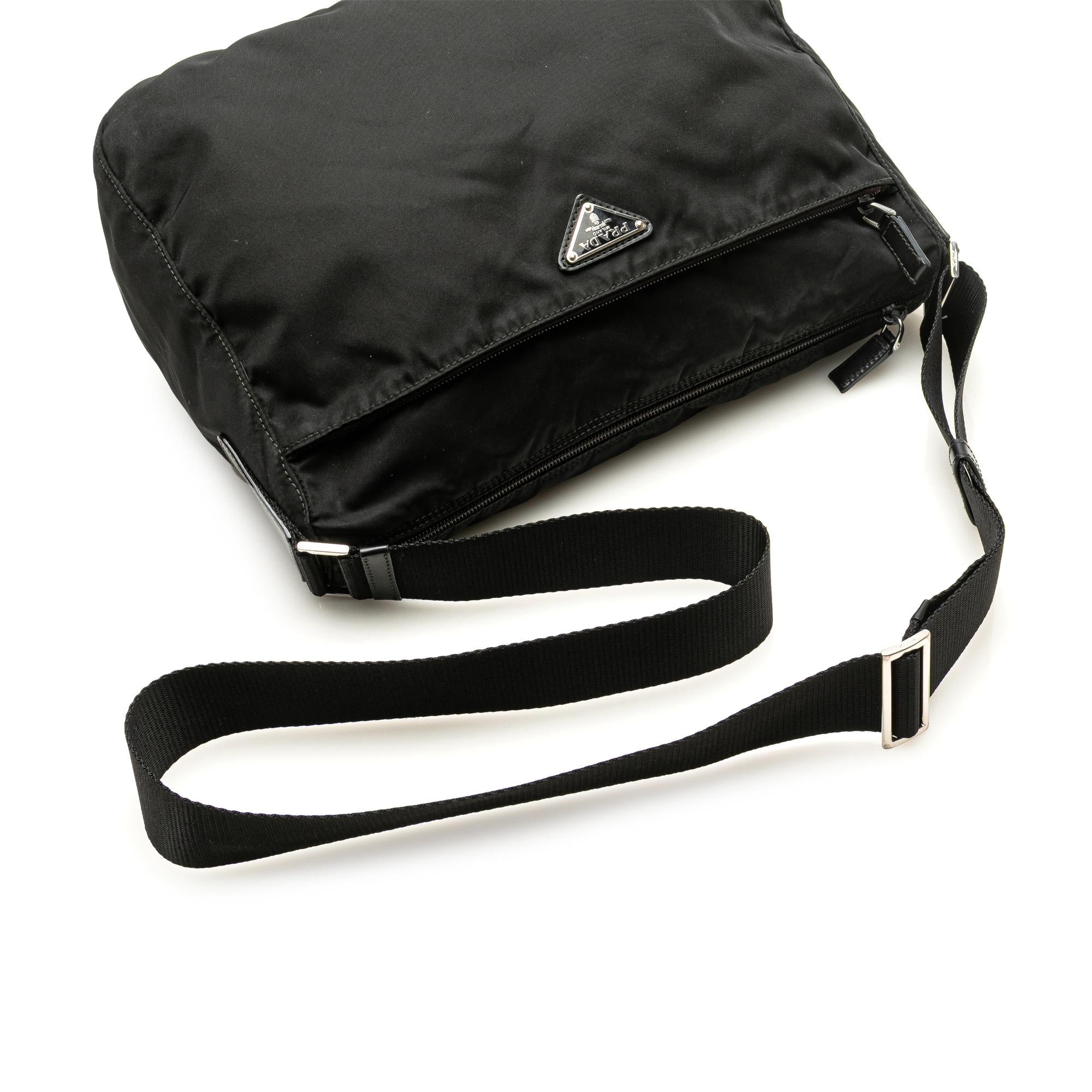 Prada Tessuto Zip Top Crossbody