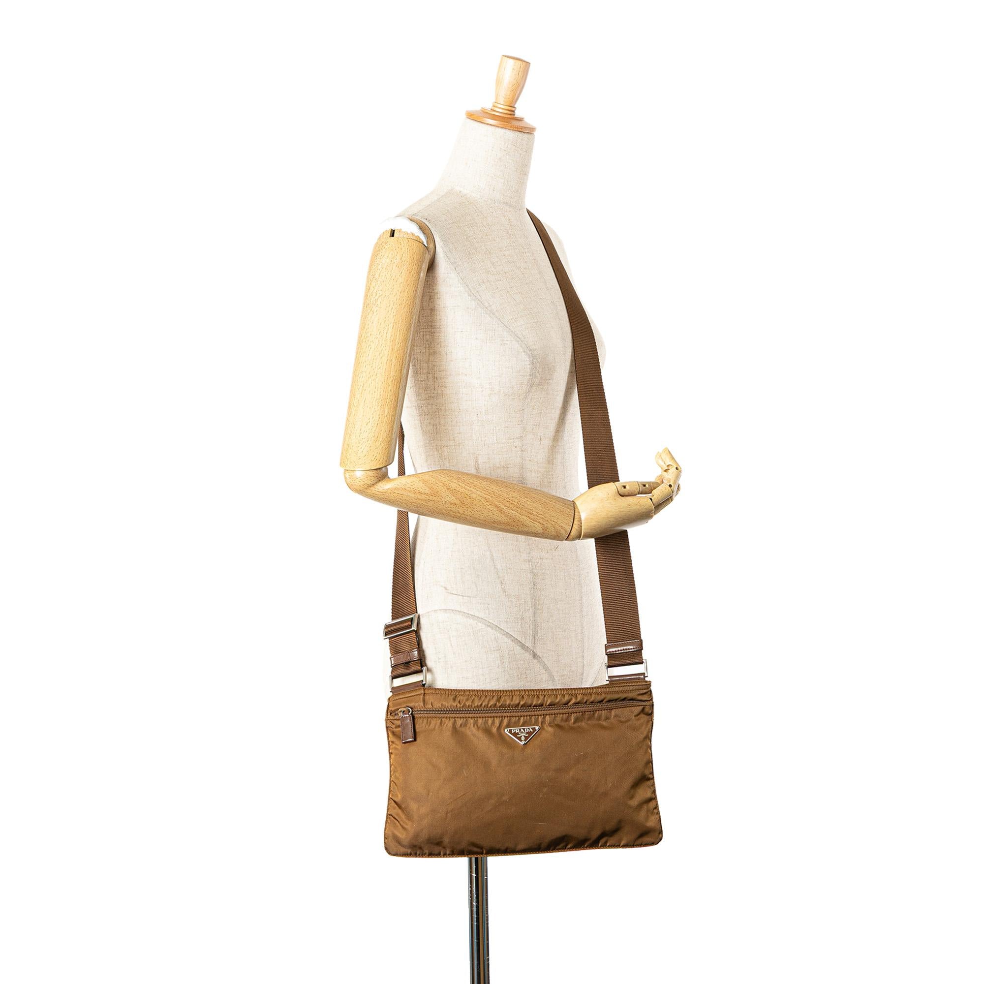 Prada Tessuto Zip Top Crossbody