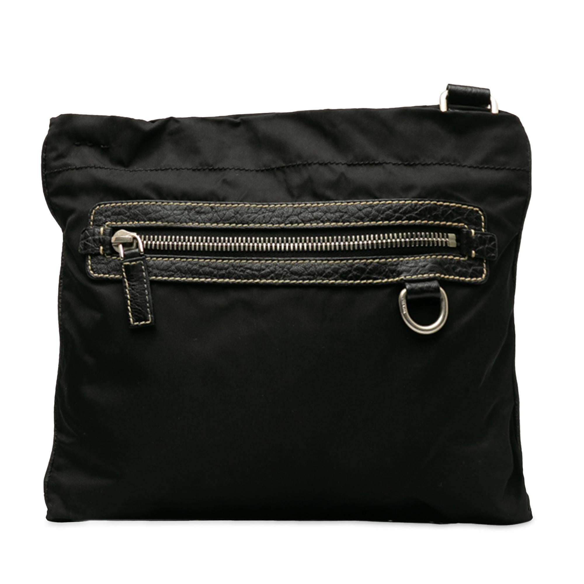 Prada Tessuto Zip Top Crossbody