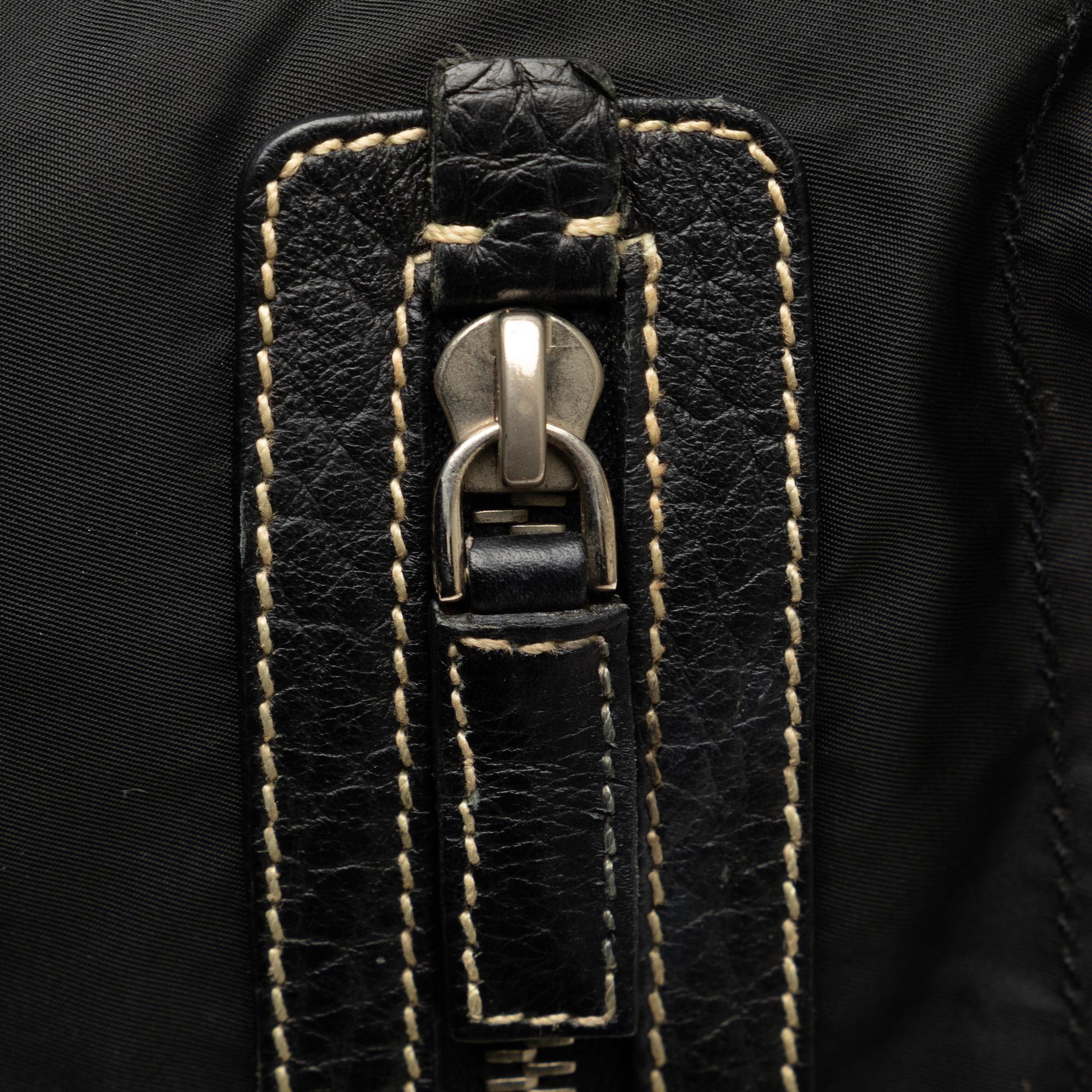Prada Tessuto Zip Top Crossbody
