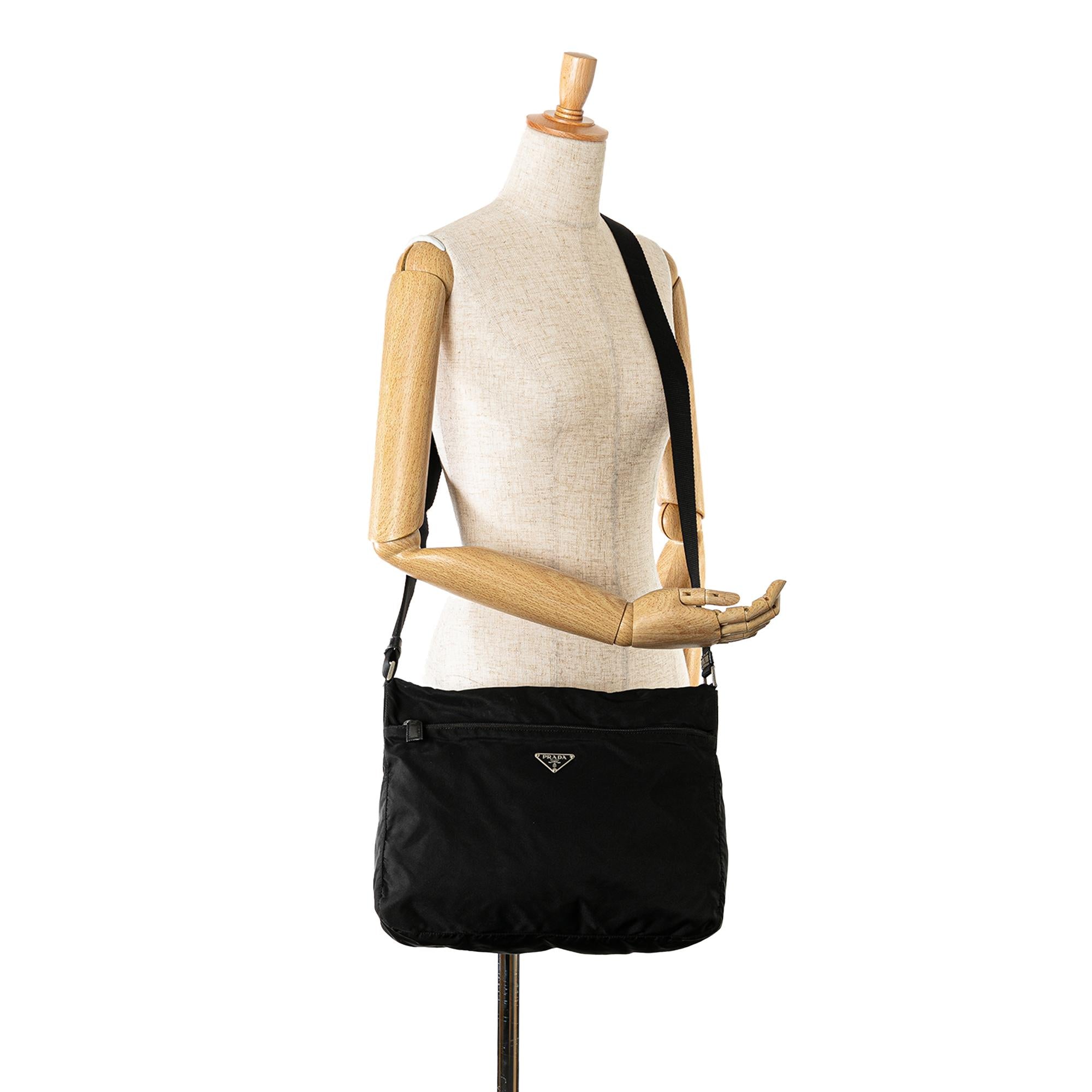 Prada Tessuto Zip Top Crossbody