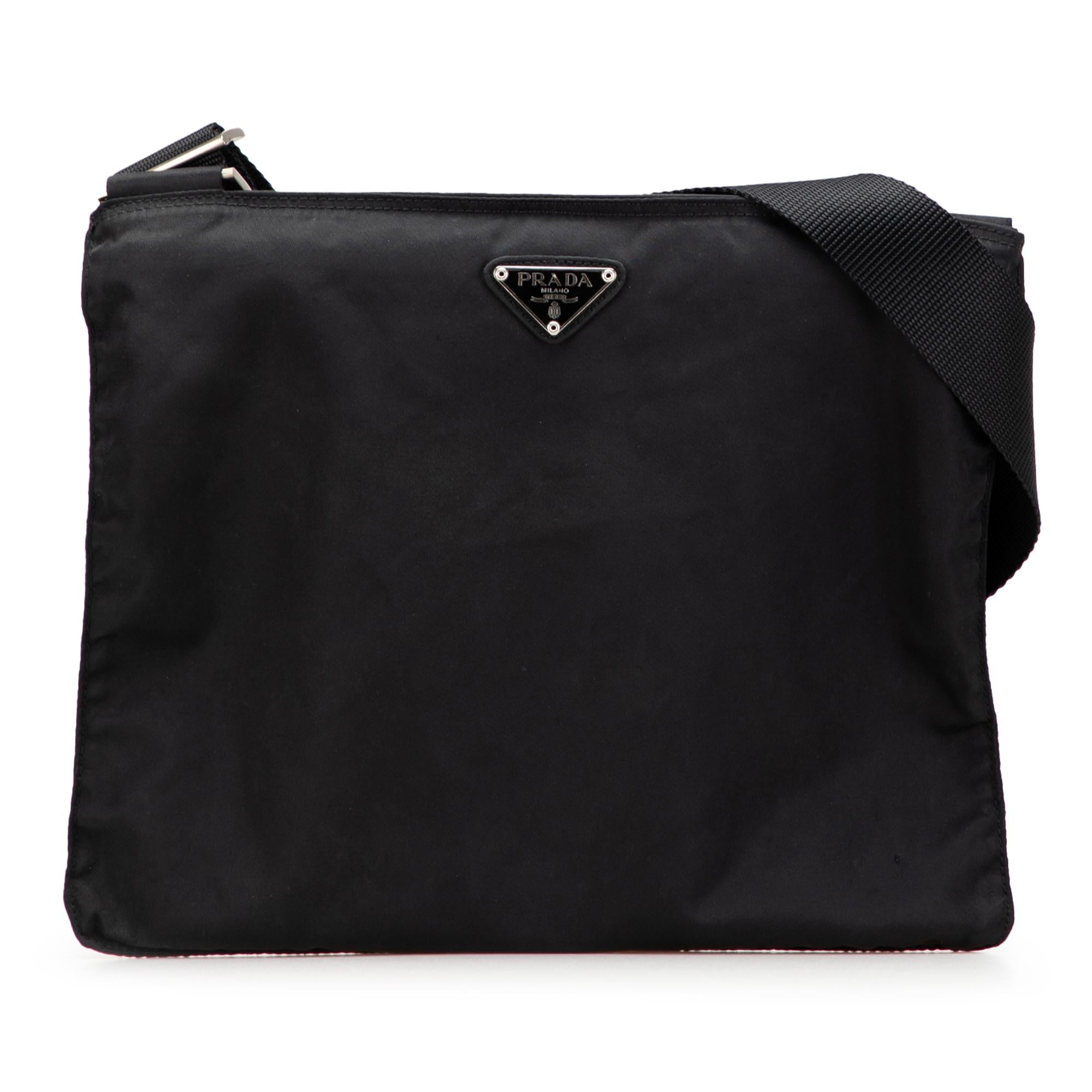 Prada Tessuto Zip Top Crossbody