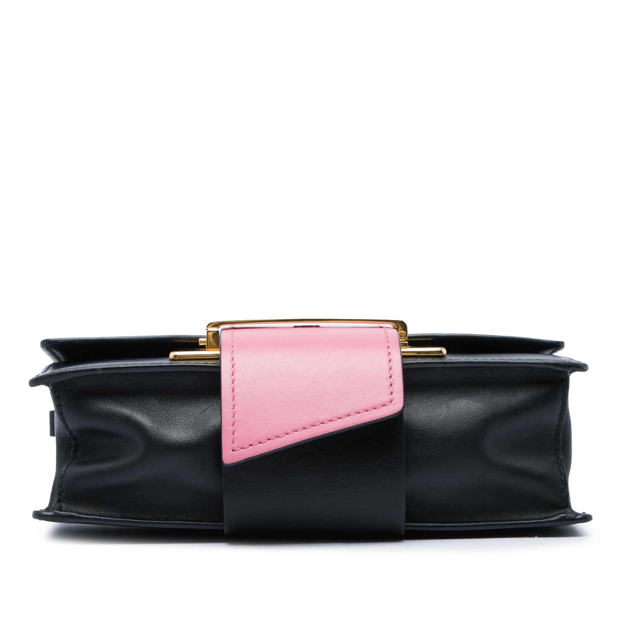 Prada Tricolor City Calf Ribbon Crossbody