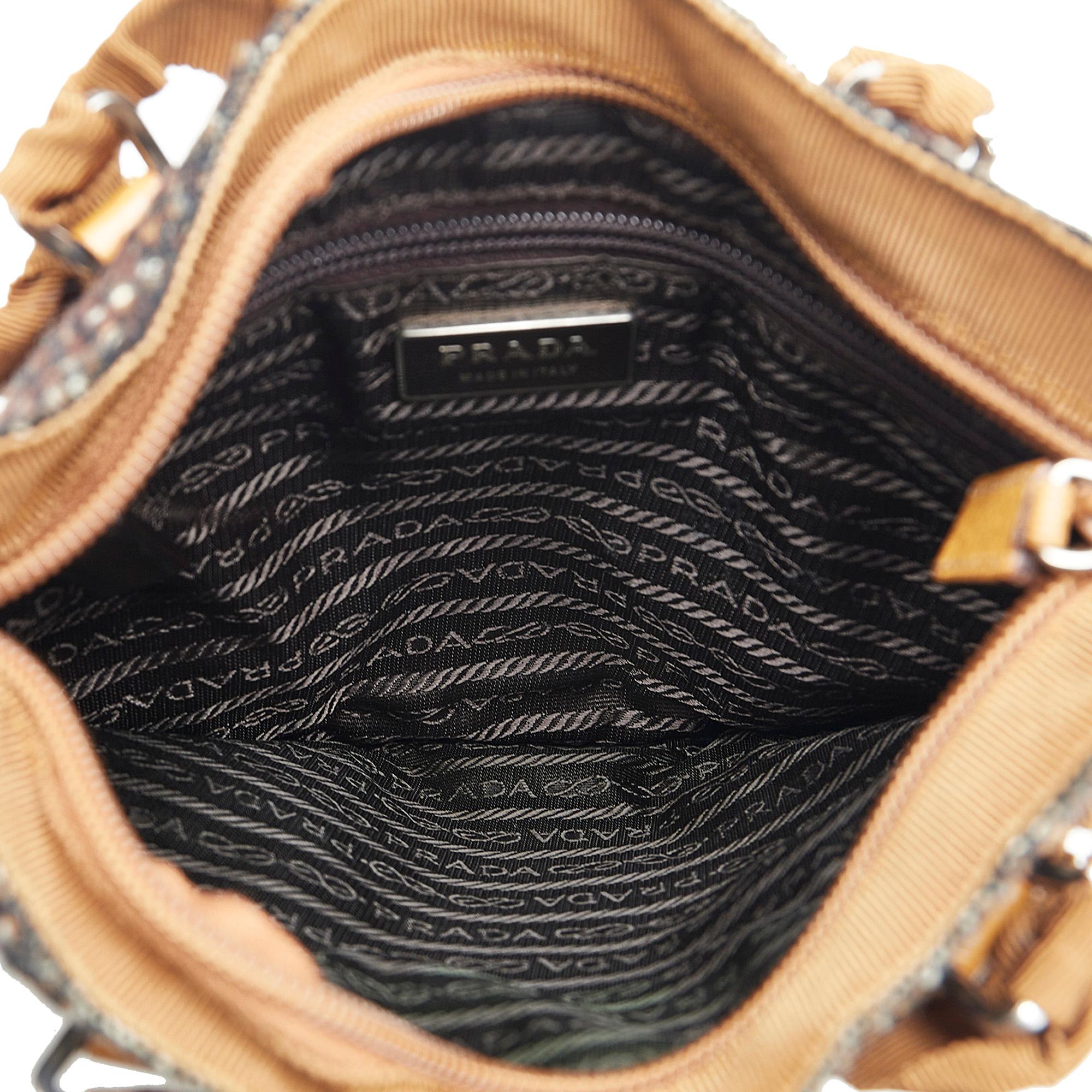 Prada Tweed Handbag (SHG-9kiMLy)