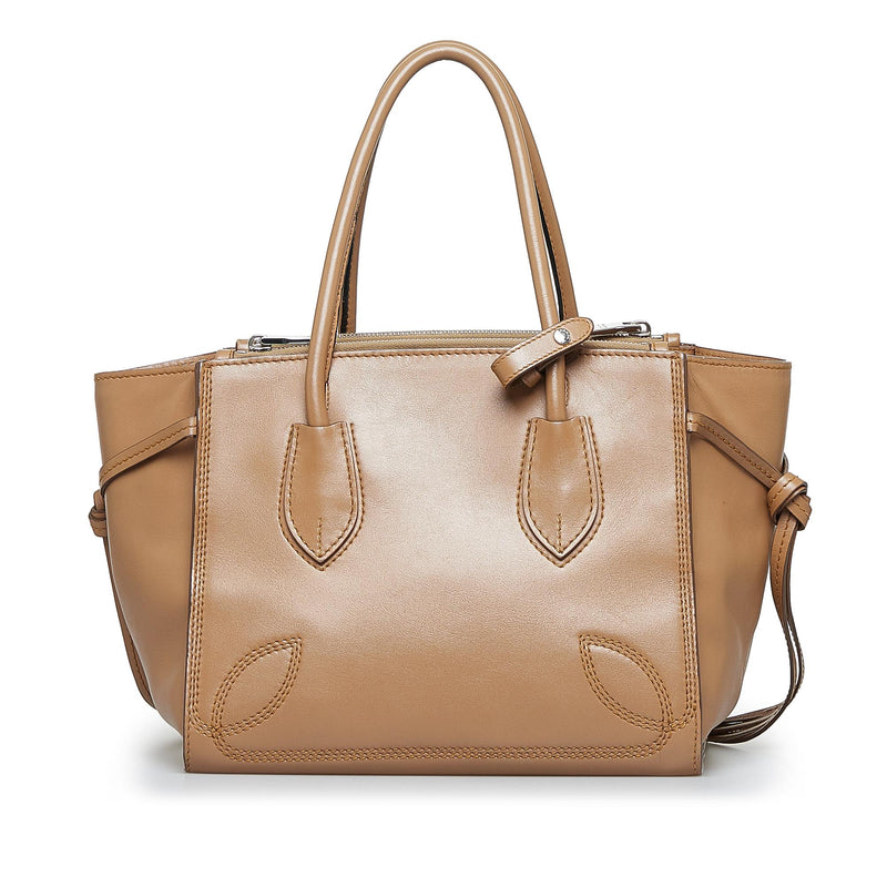 Prada Twin Pocket Leather Handbag (SHG-qE770v)