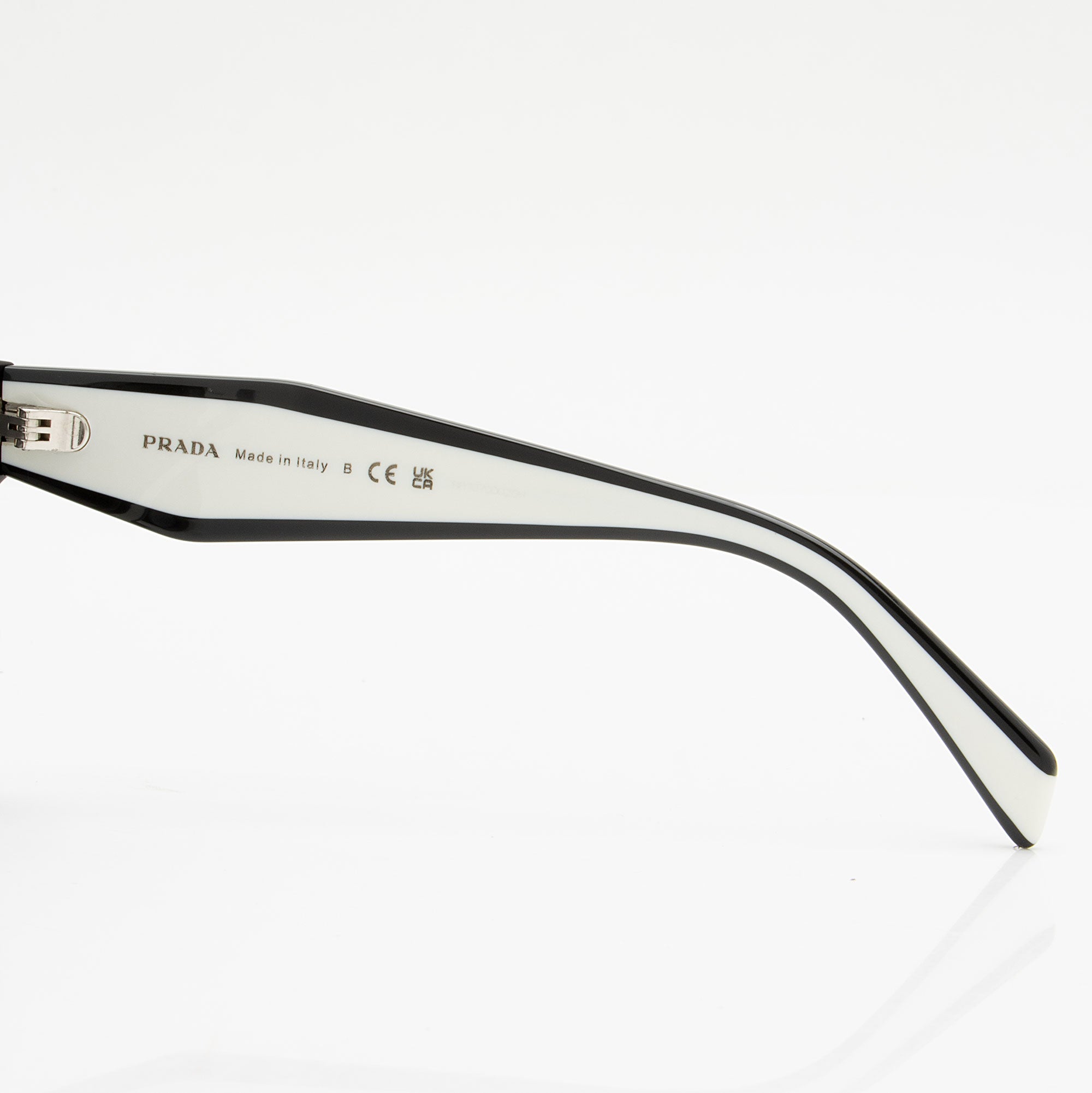 Prada Two Tone Logo Square Sunglasses